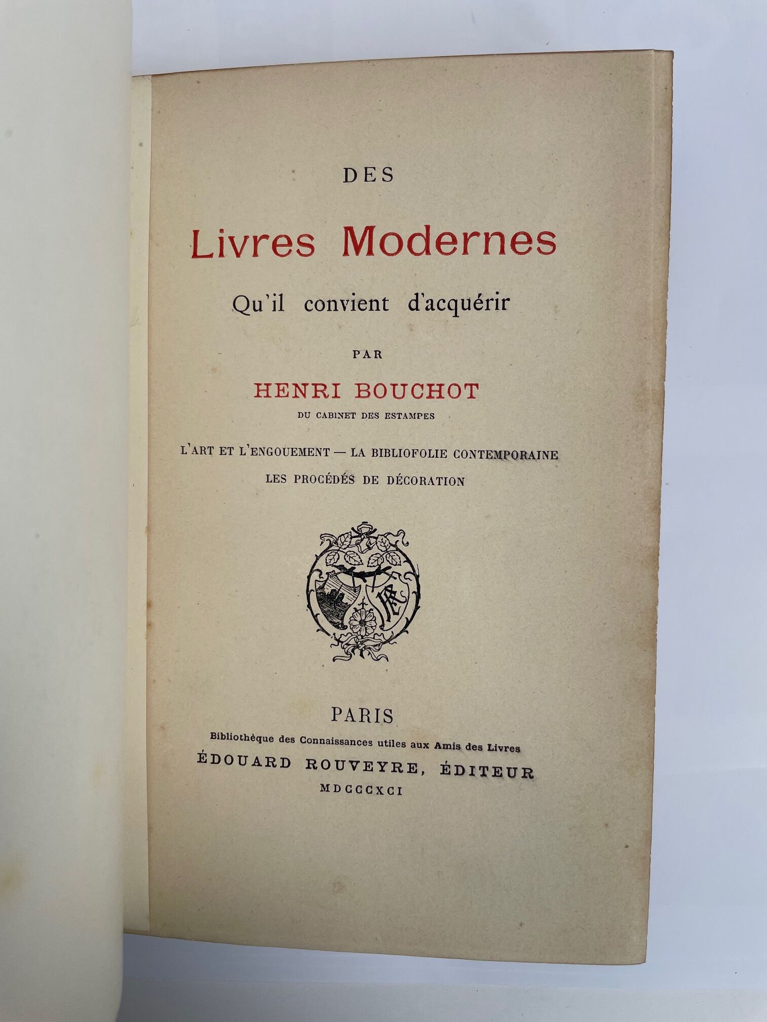 Les Livres Modernes qu'il convient d'acquérir.