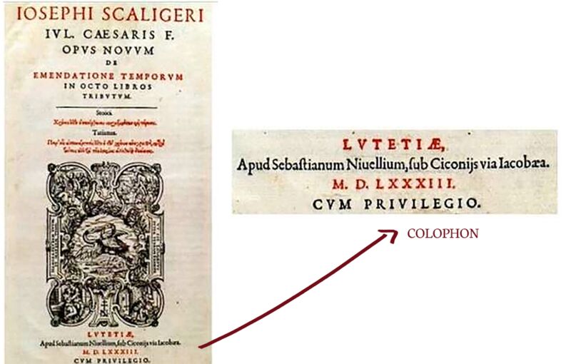 Colophon