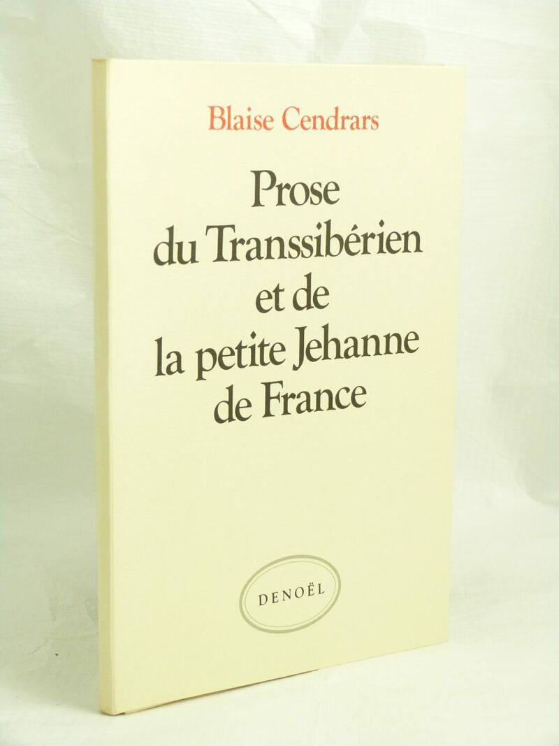 Prose Du Transsibérien Et De La Petite Jehanne De France - Librairie KOEGUI