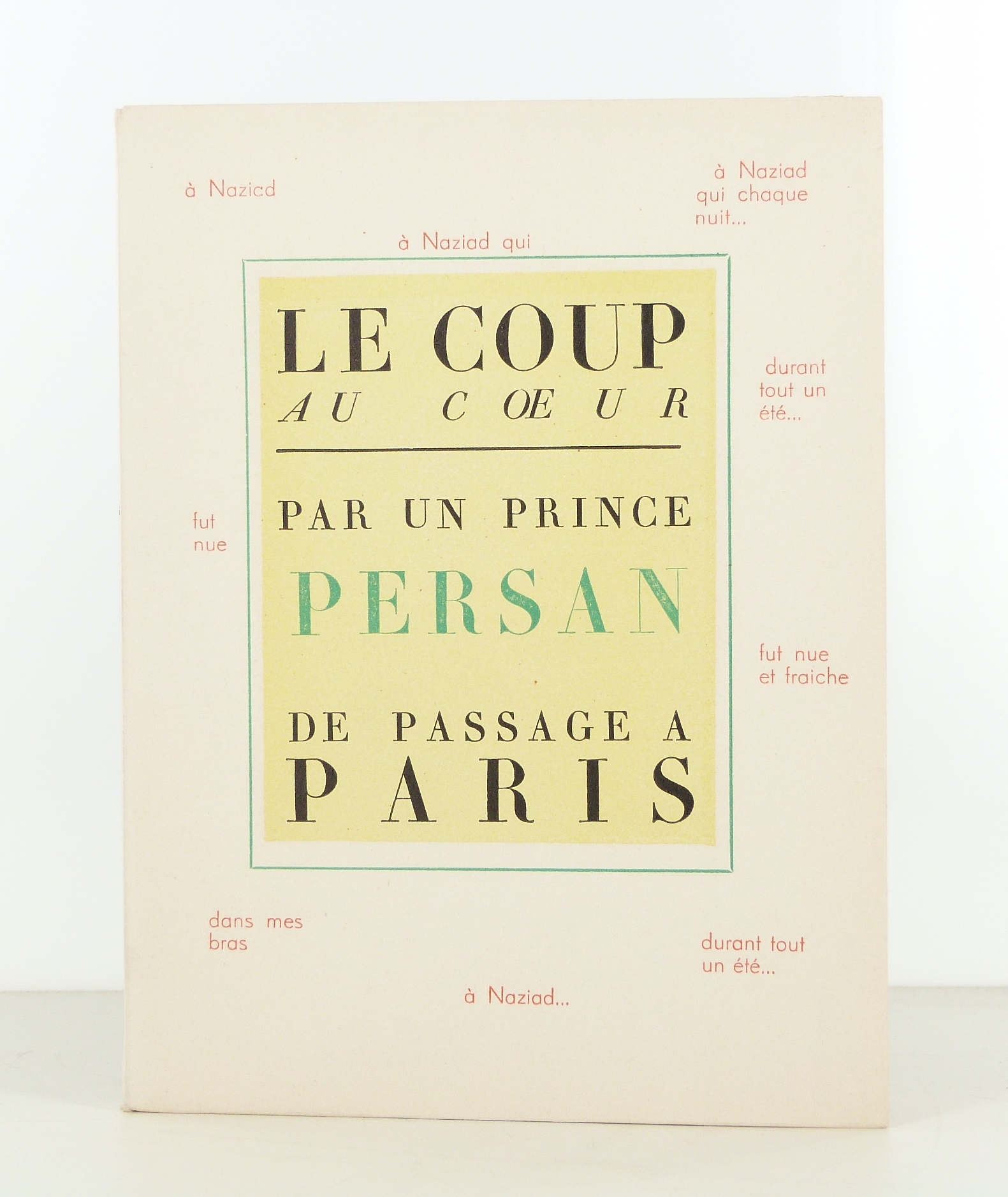 Le coup au coeur par un prince persan de passage à Paris