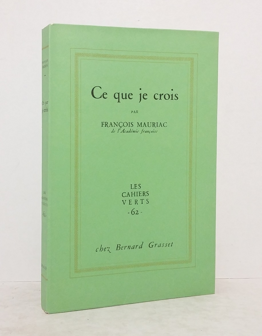 Ce Que Je Crois - Librairie KOEGUI