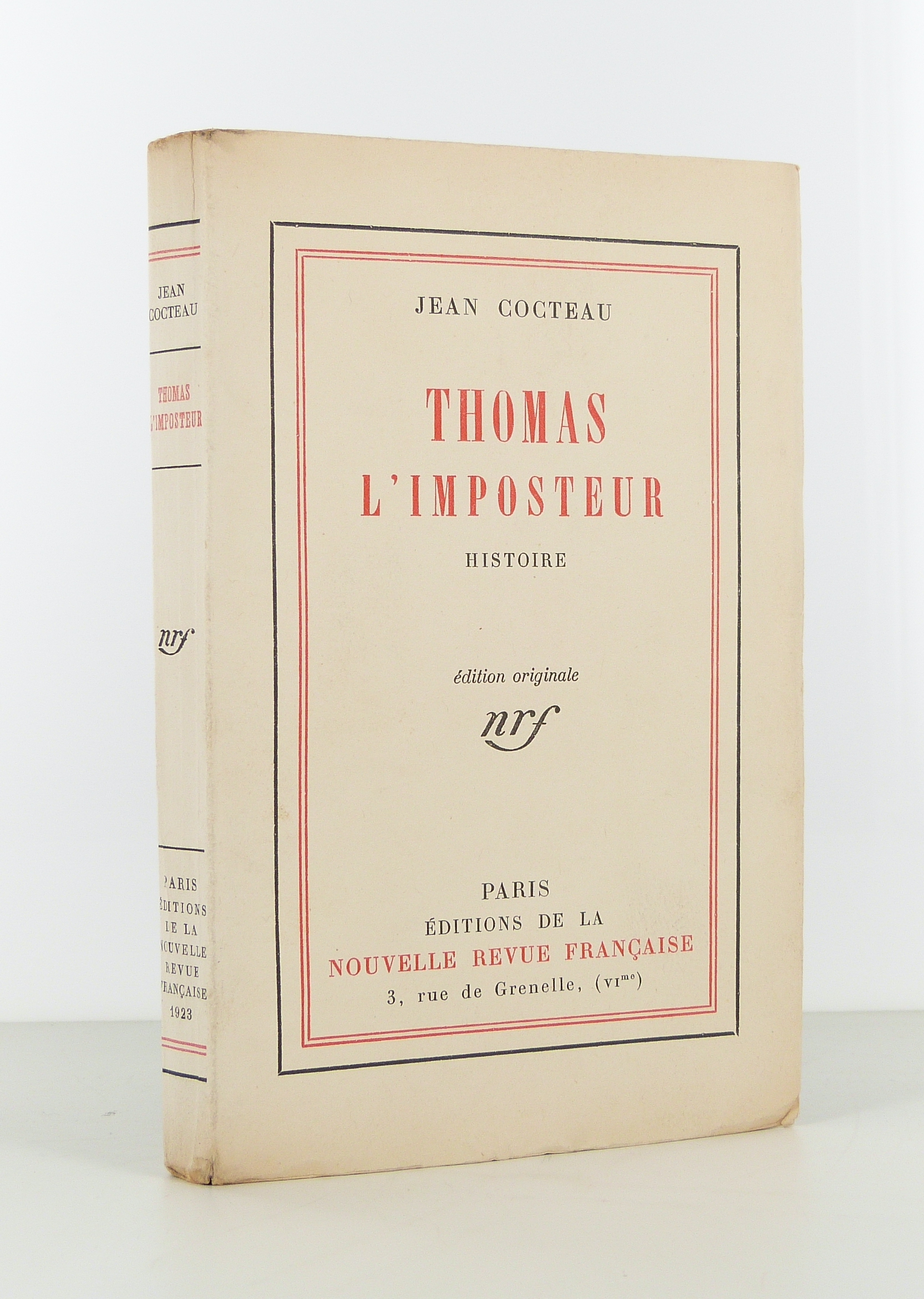 Thomas l'imposteur. Histoire.