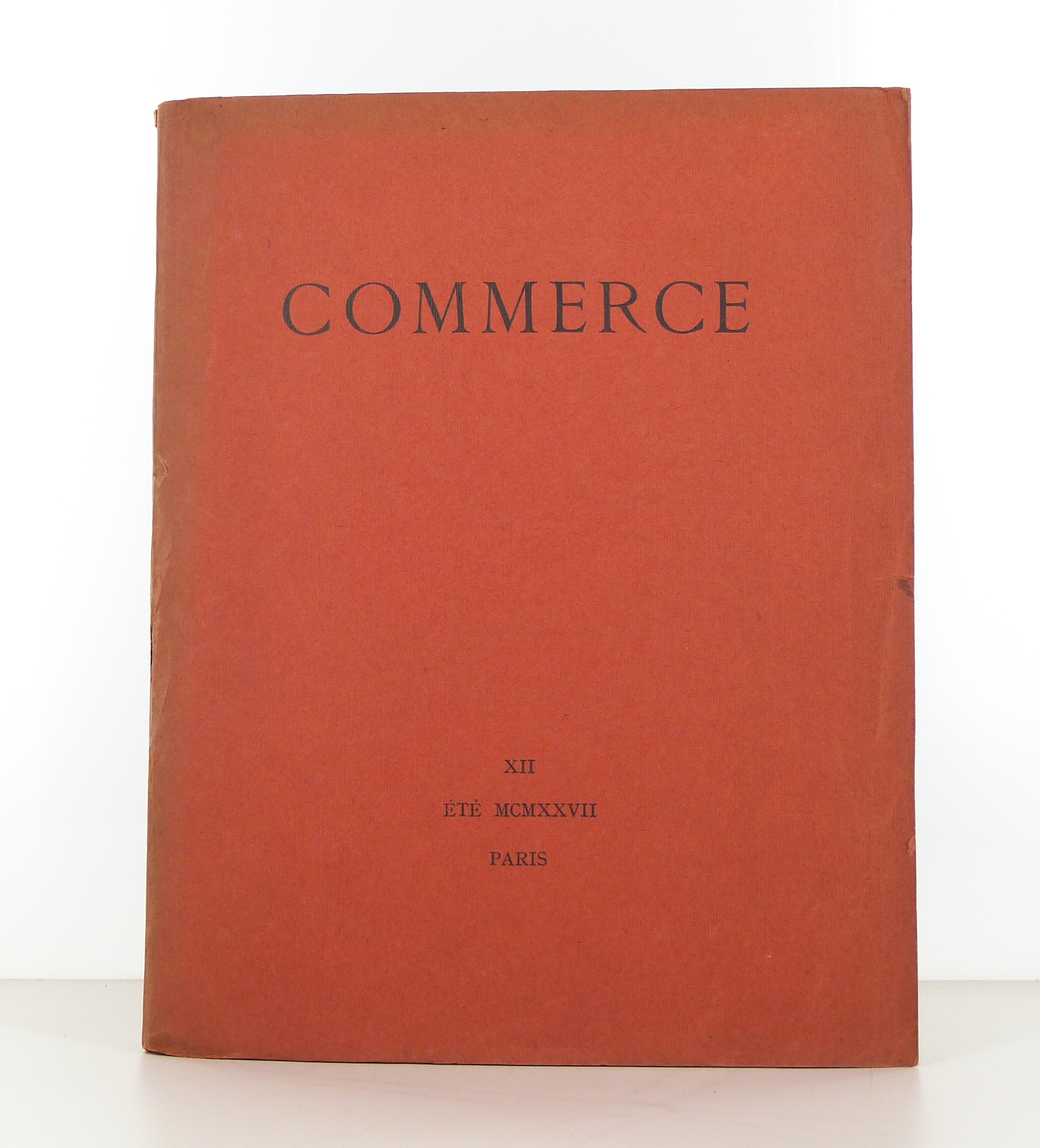 Revue Commerce n°XII datée de l'été 1927