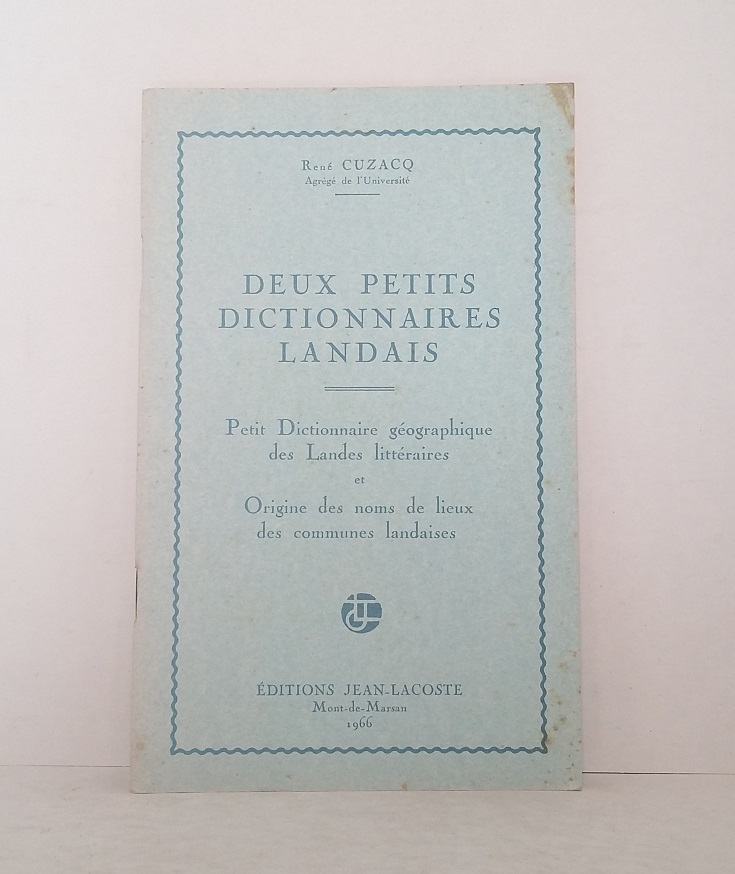 Deux petits dictionnaires landais