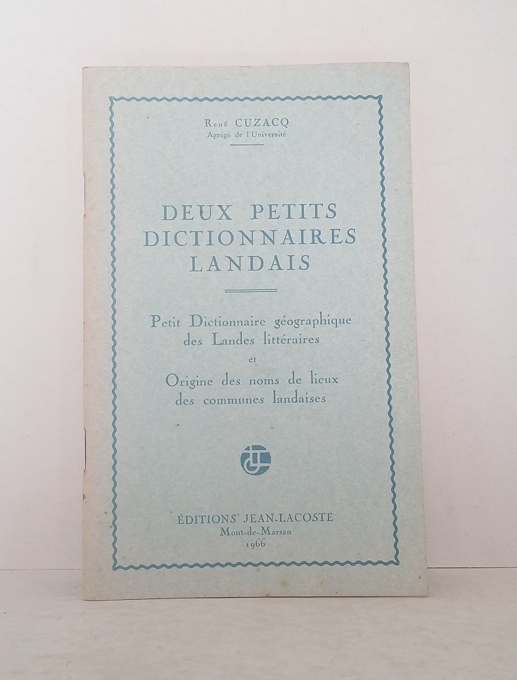 Deux petits dictionnaires landais