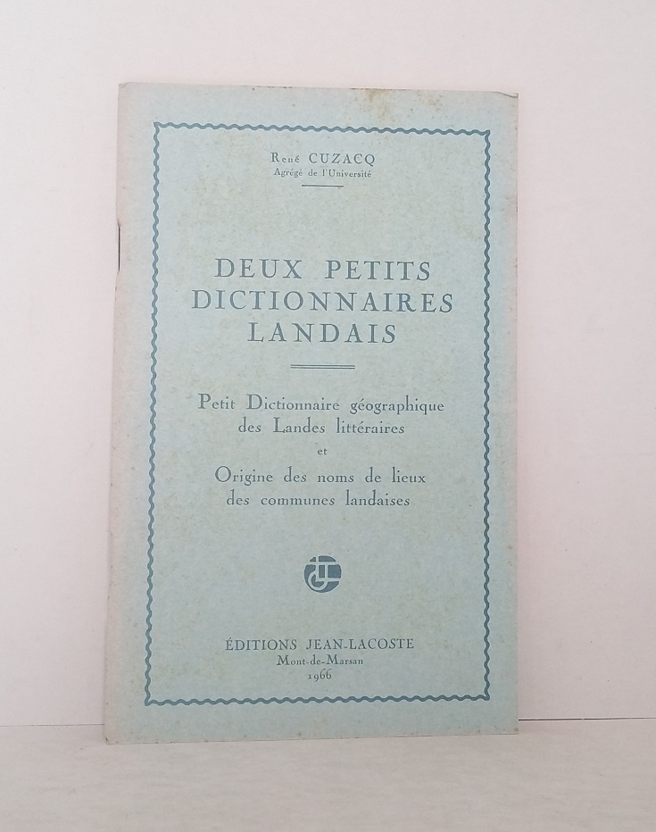 Deux petits dictionnaires landais