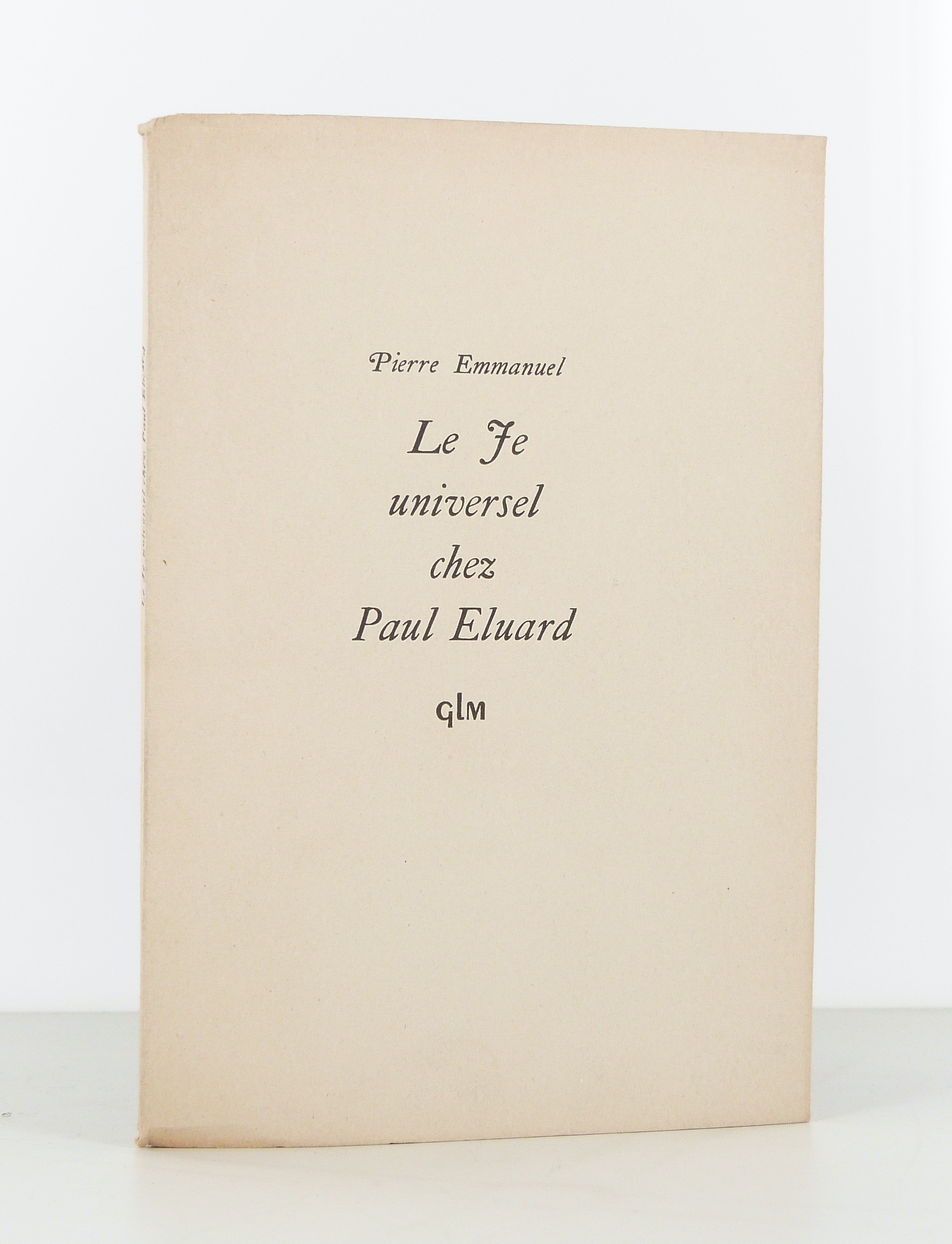 Le Je universel chez Paul Eluard