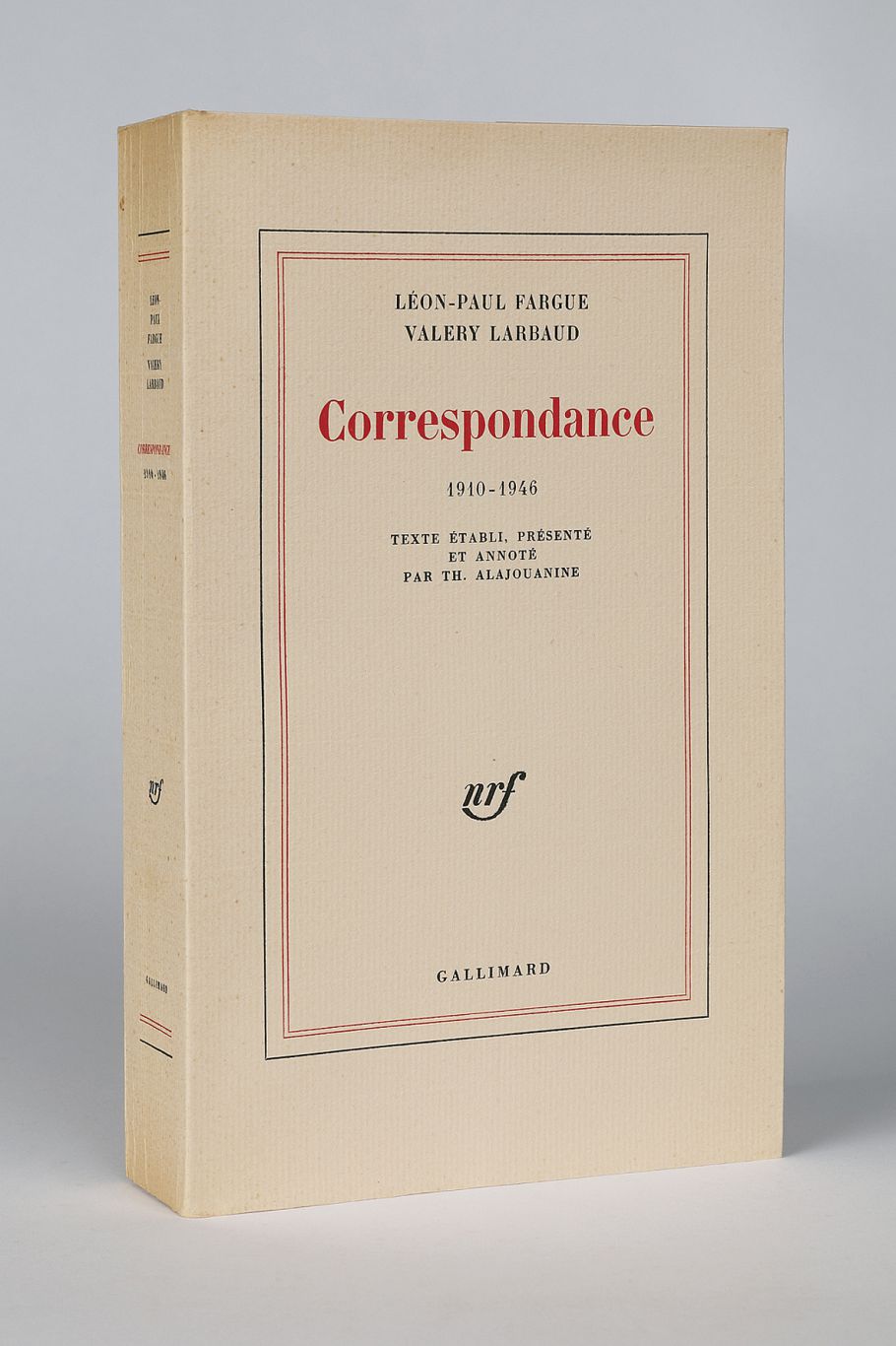 Correspondance 1910-1946