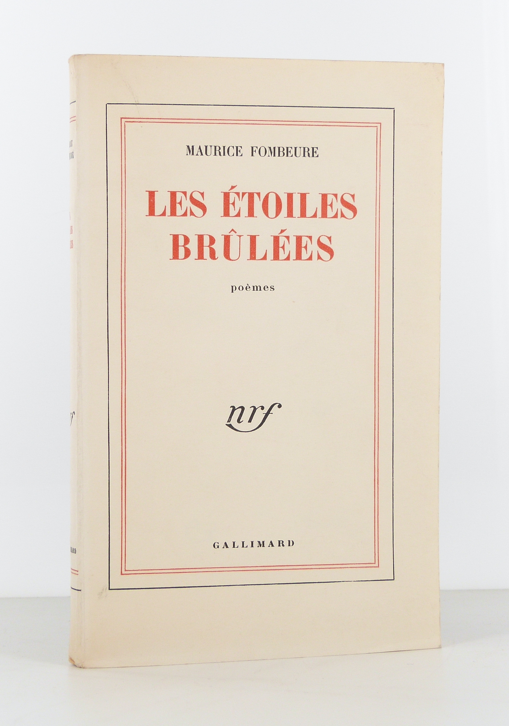 Les étoiles brûlées. Poèmes.