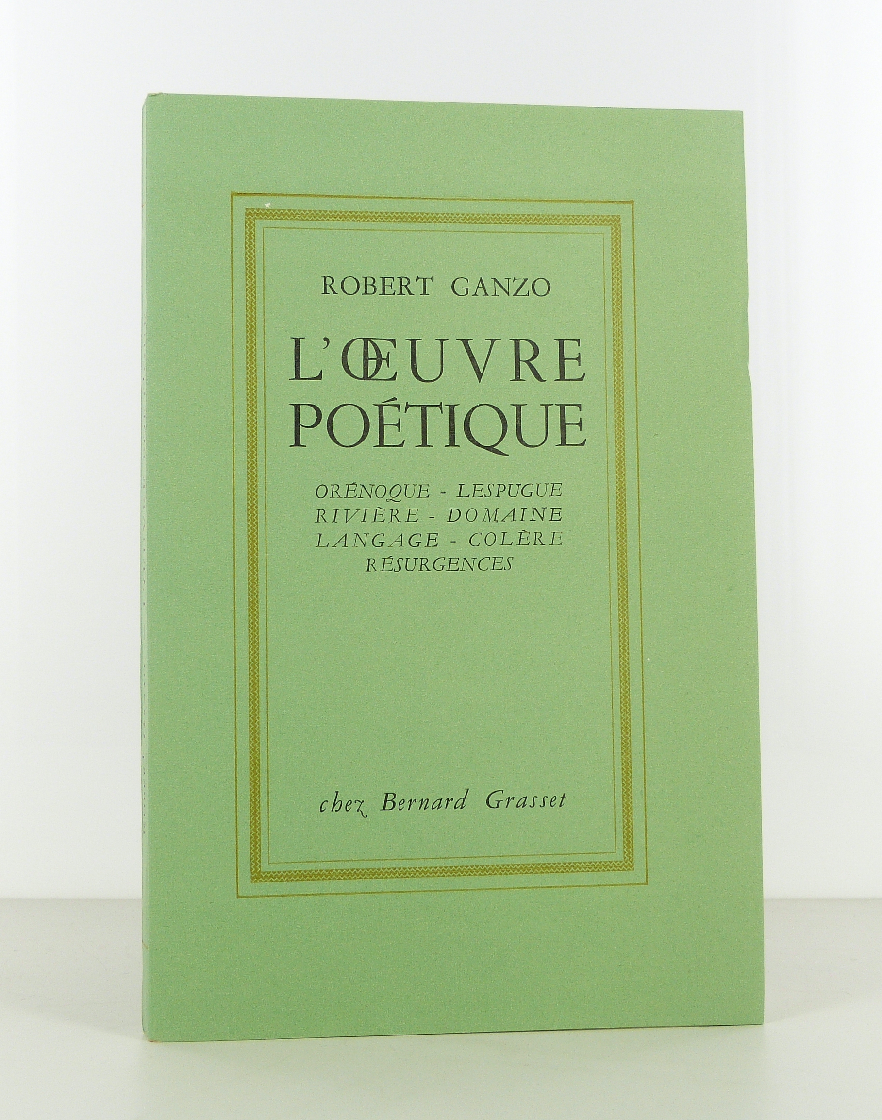 L'oeuvre poétique