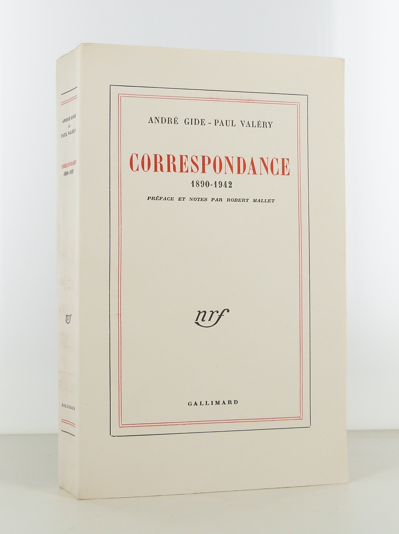 Correspondance 1890-1942 - Gide - Valéry