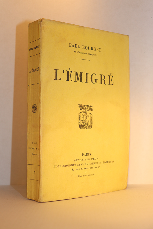 L'Émigré, BOURGET (Paul)