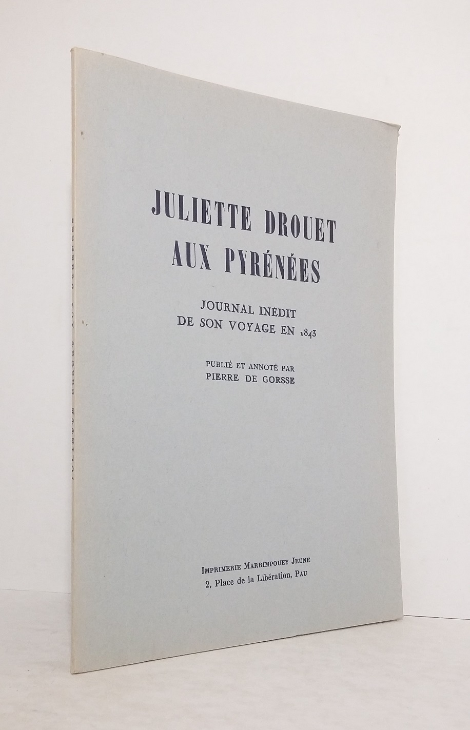 Juliette Drouet aux Pyrénées : Journal inédit de son voyage en 1843