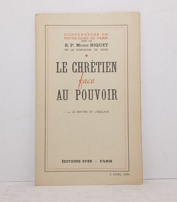 Le chrétien face au pouvoir. I - Le maître et l'esclave