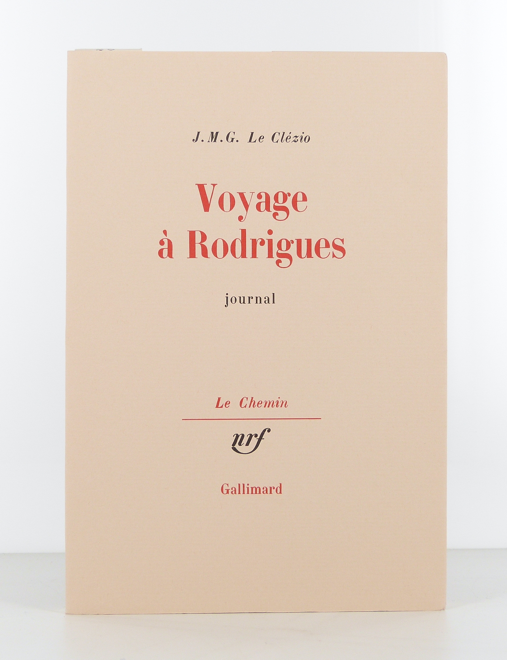 Voyage à Rodrigues, journal