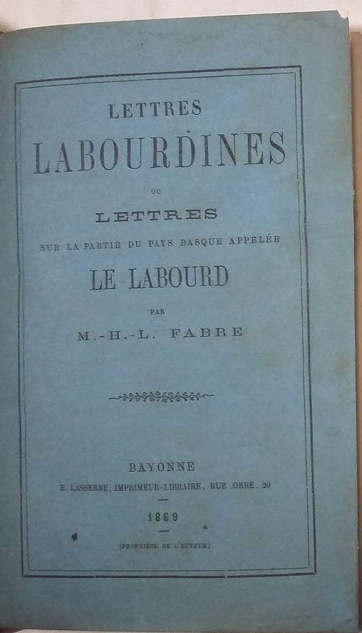 Lettres labourdines