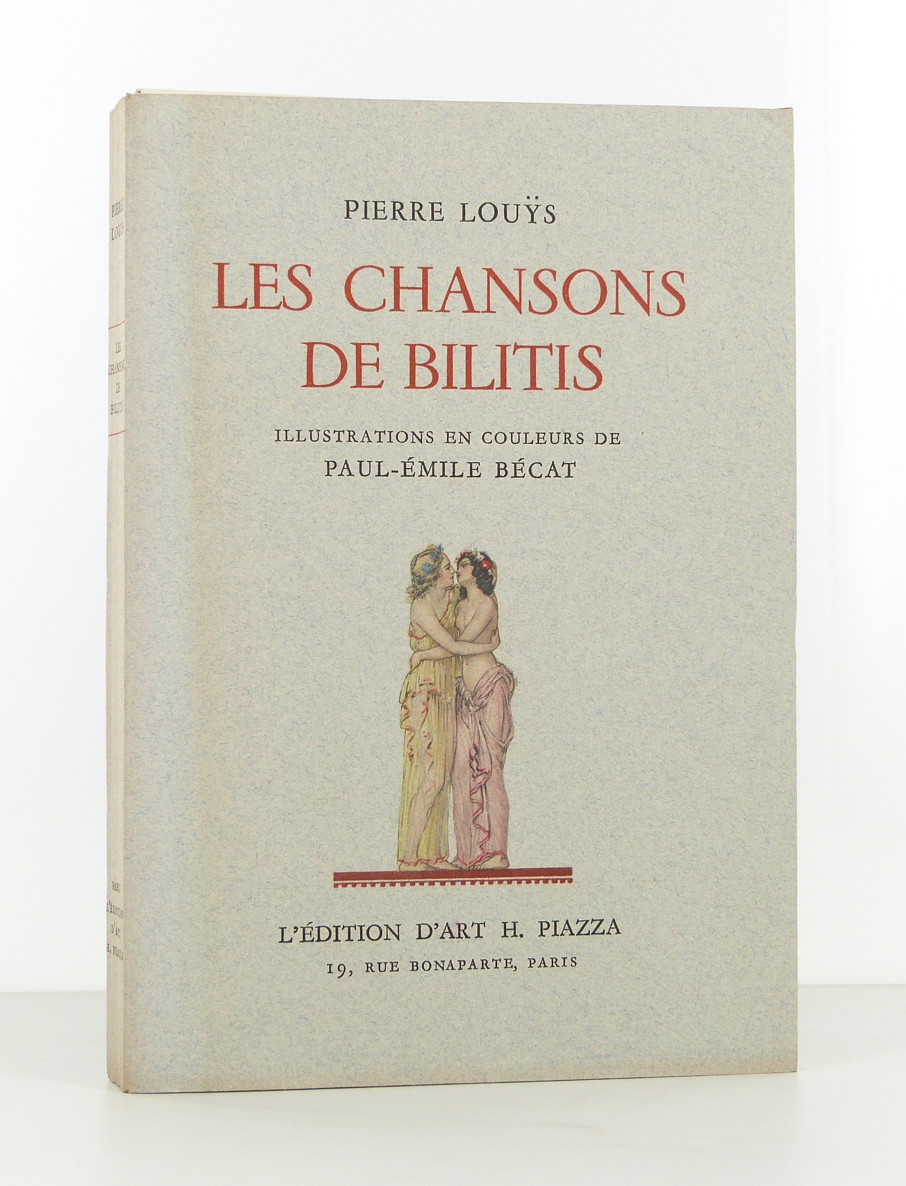 LOUYS (Pierre) - Les Chansons de Bilitis - 1943 - ill. par  - ill. par Paul-Emile BECAT