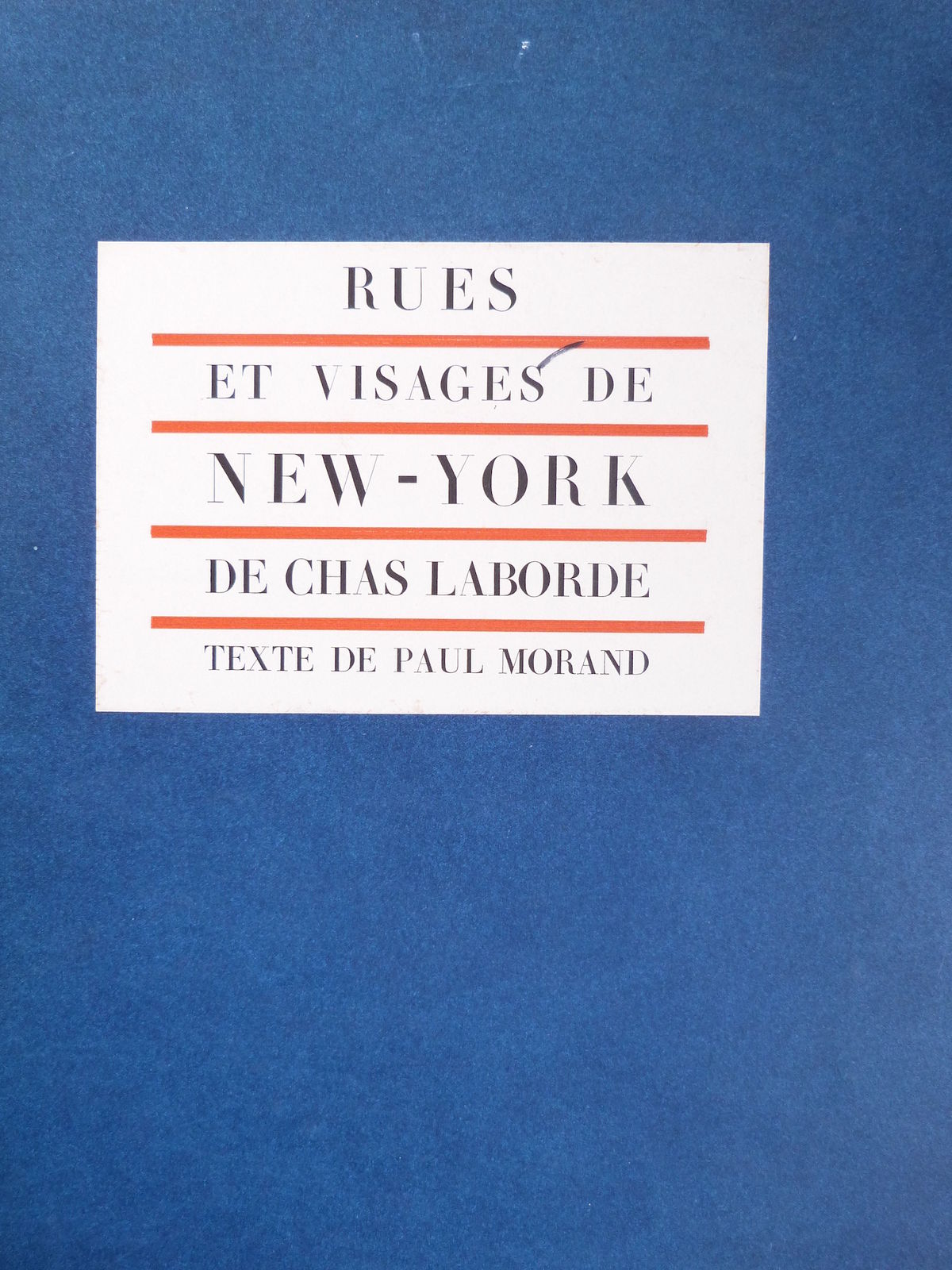 Rues et visages de New-York