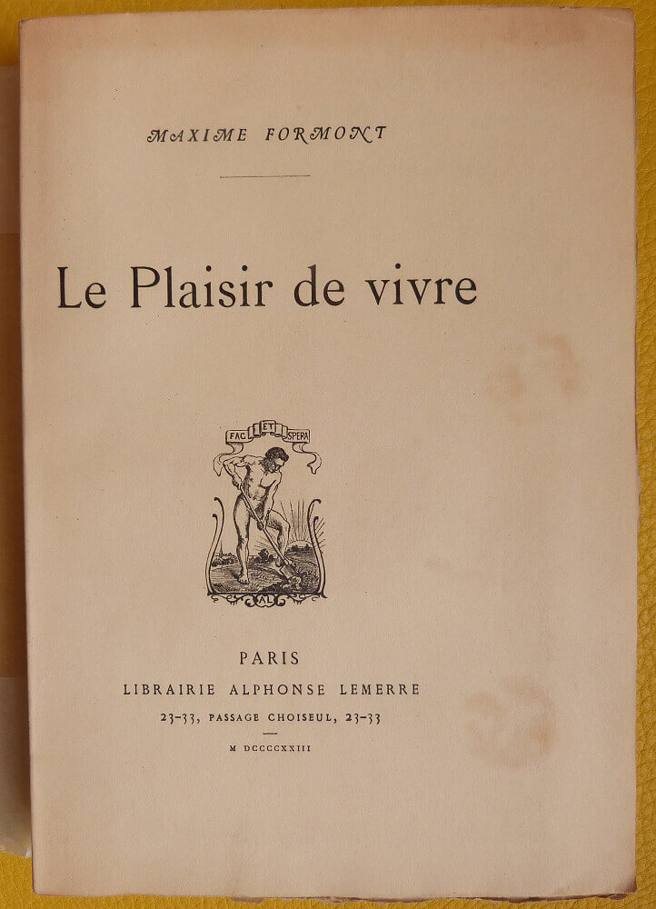 Le Plaisir de vivre