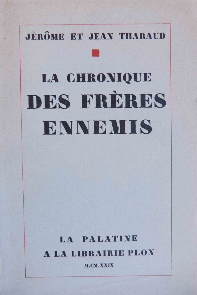 La chronique des frères ennemis - Librairie KOEGUI