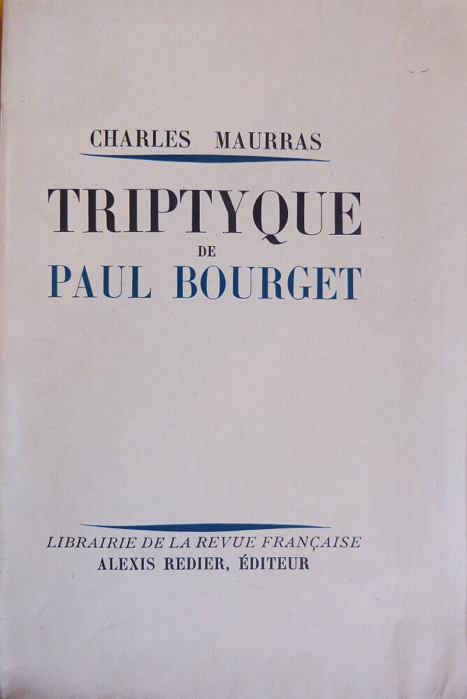 Triptyque de Paul Bourget