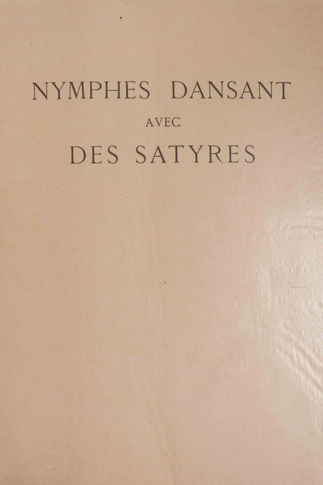 Nymphes dansant avec des satyres