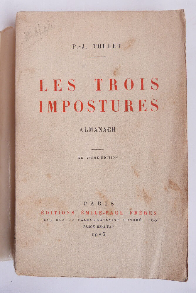 Les trois impostures