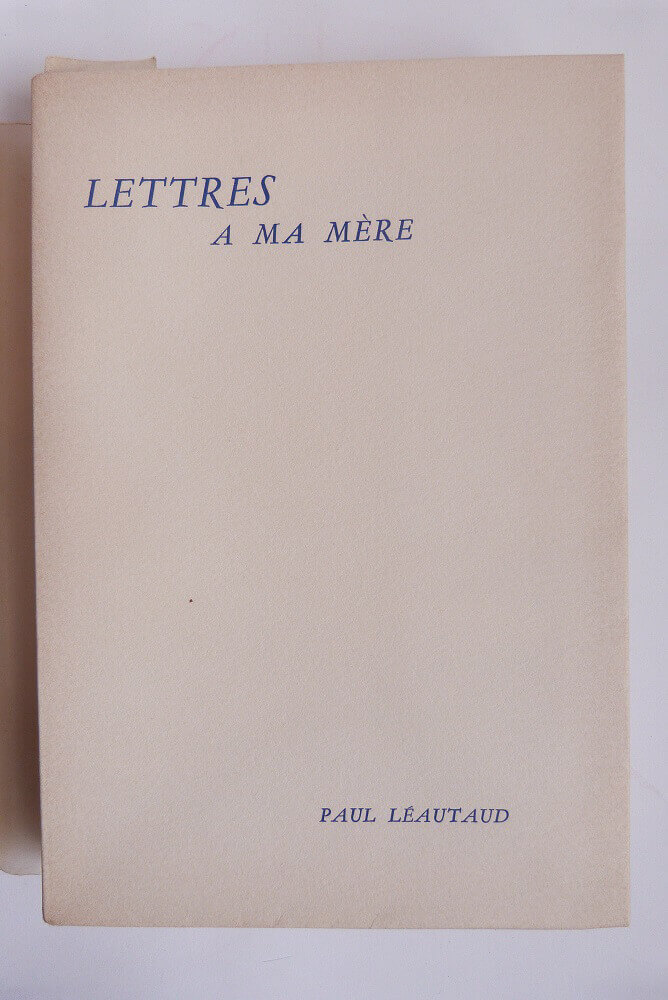 Lettres à ma mère