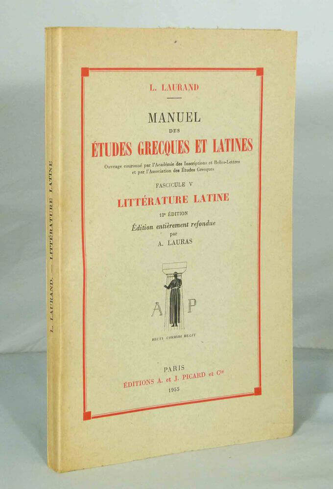 Manuel des études grecques et latines.