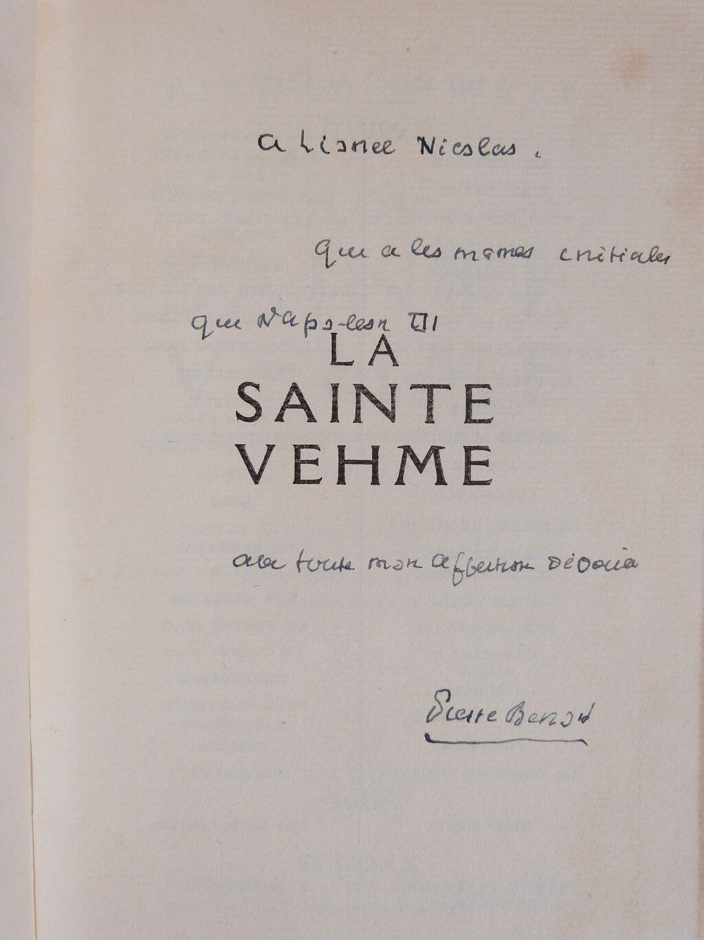 La Sainte Vehme