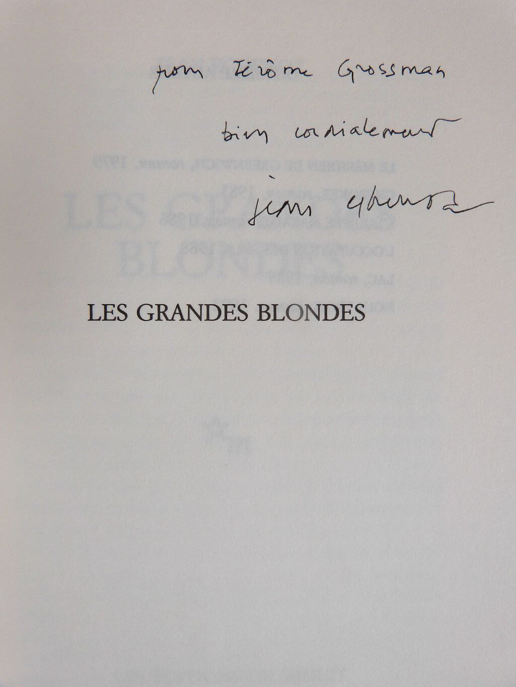 Les grandes blondes