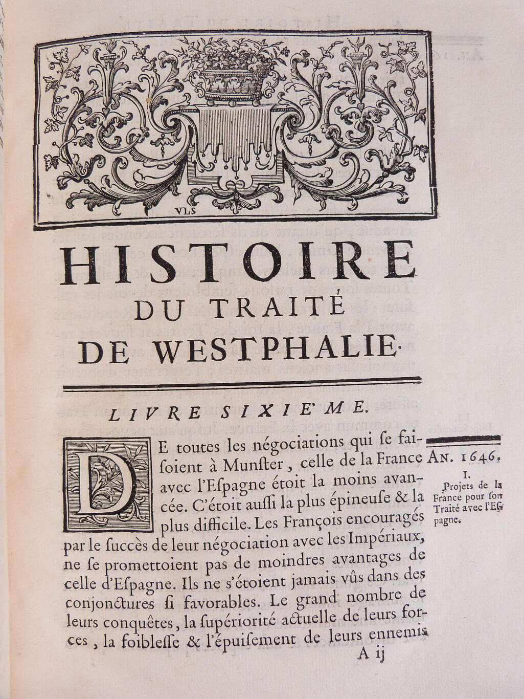 Histoire du Traité de Westphalie