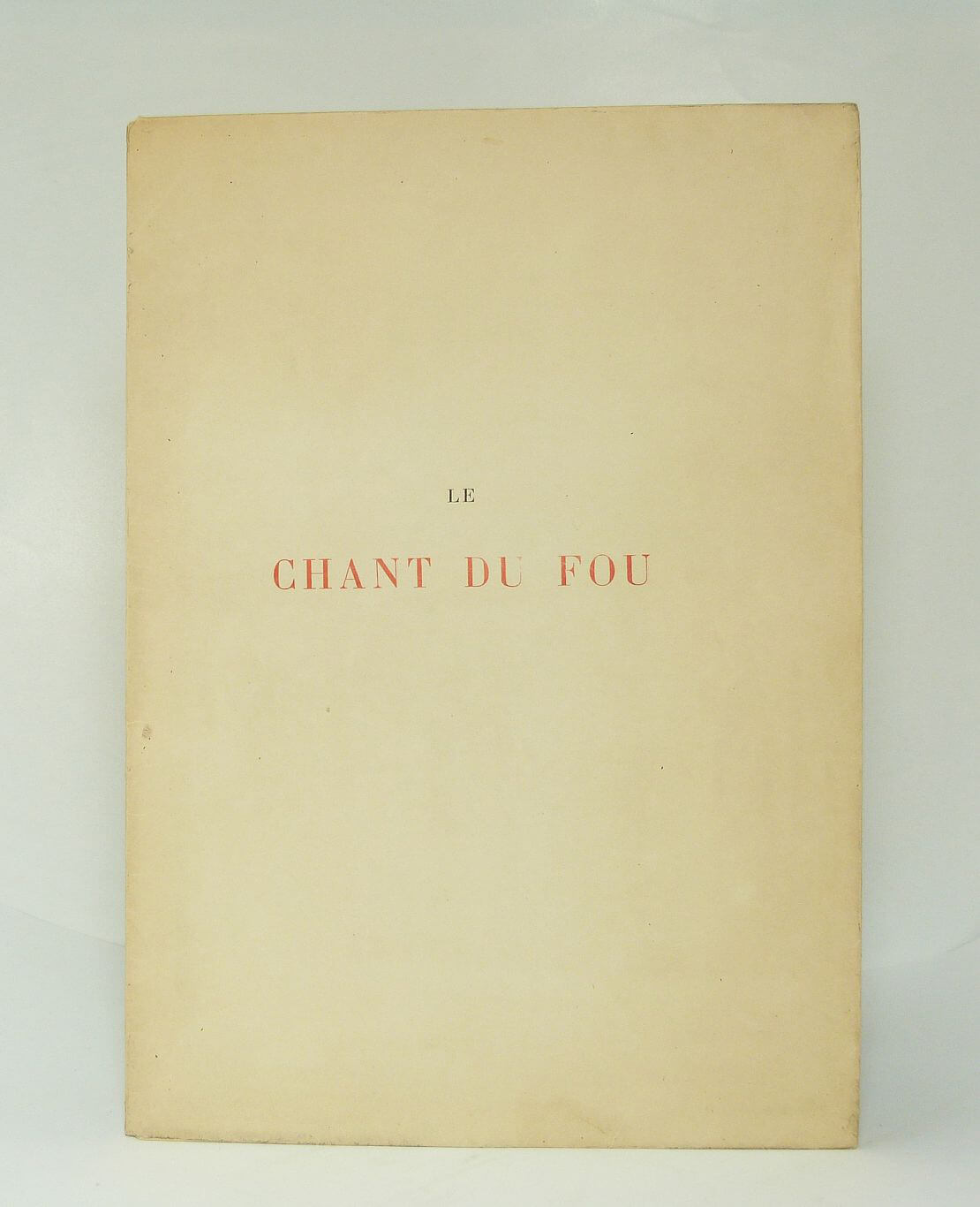 Le chant du fou