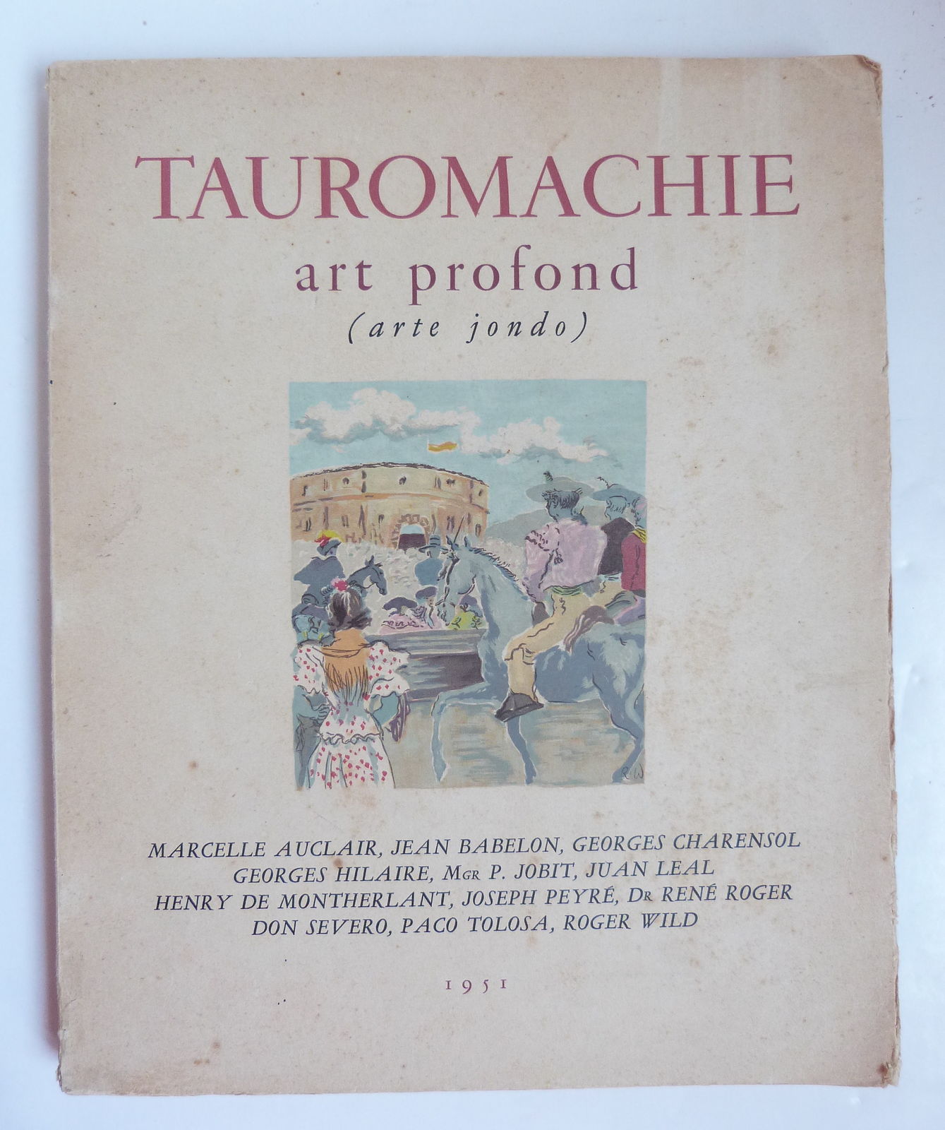 Tauromachie. Art profond (arte jondo)