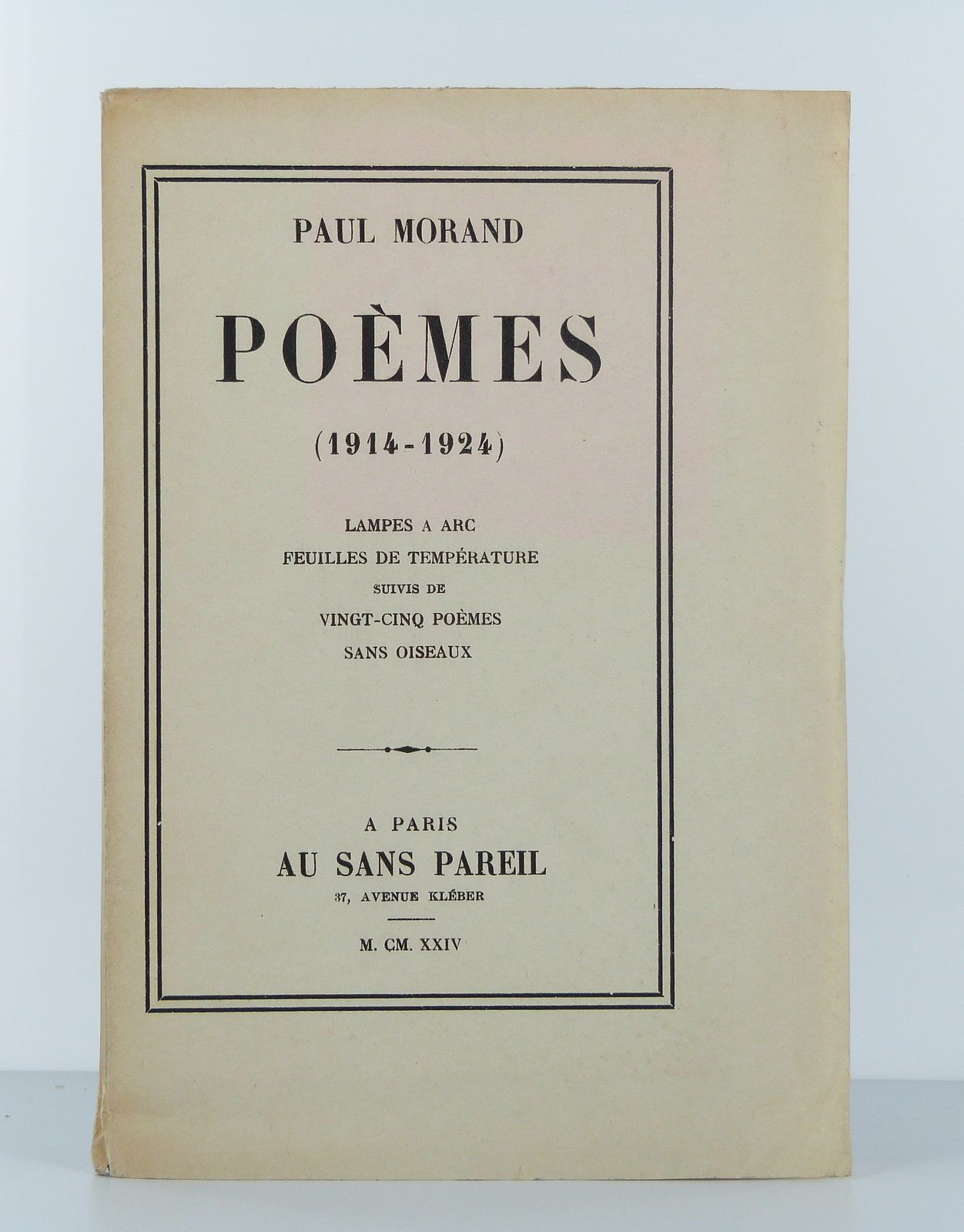 poèmes (1914-1924)