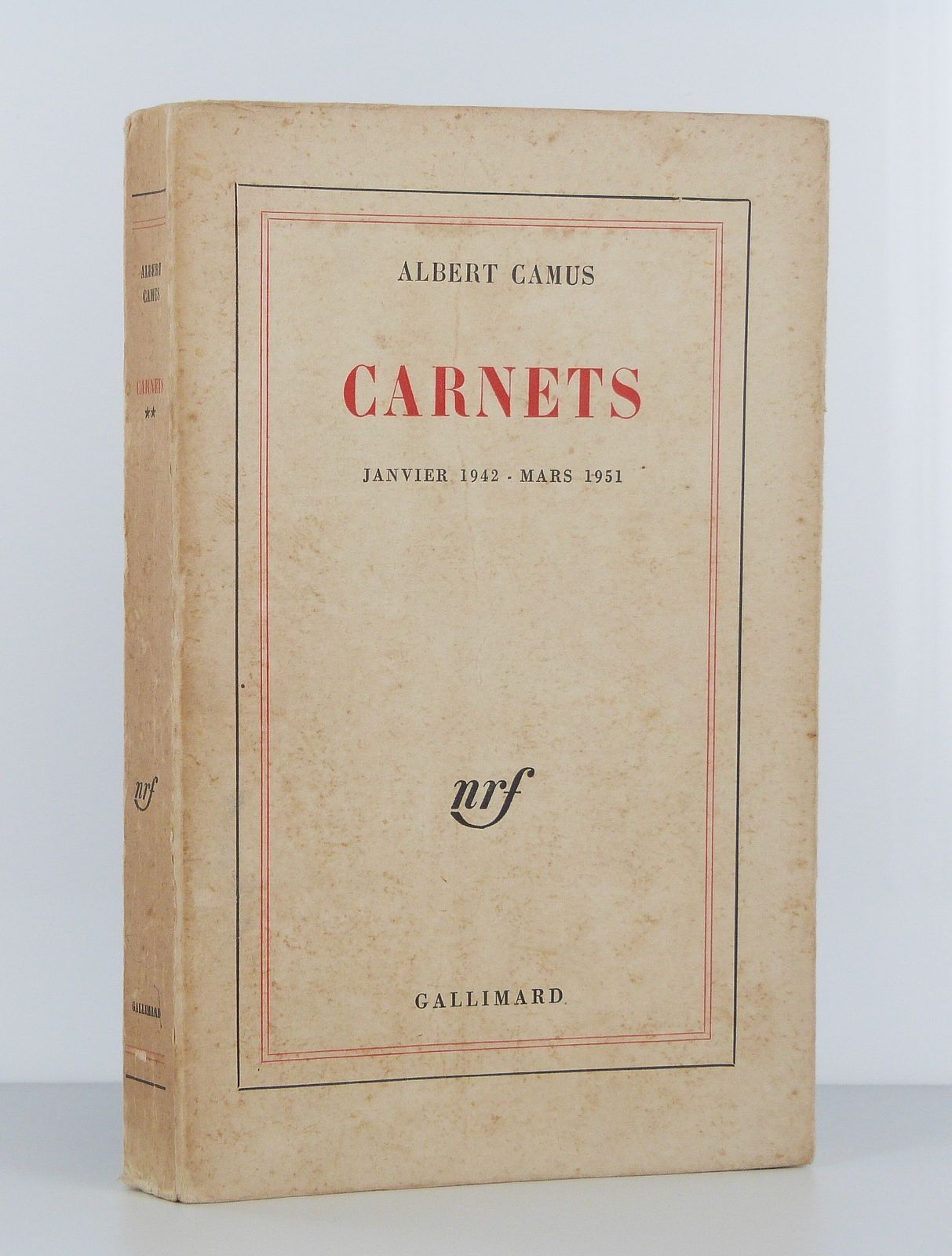 Carnets. Janvier 1942 - Mars 1951.