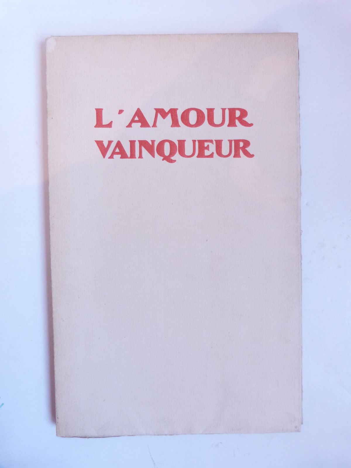 L'Amour vainqueur