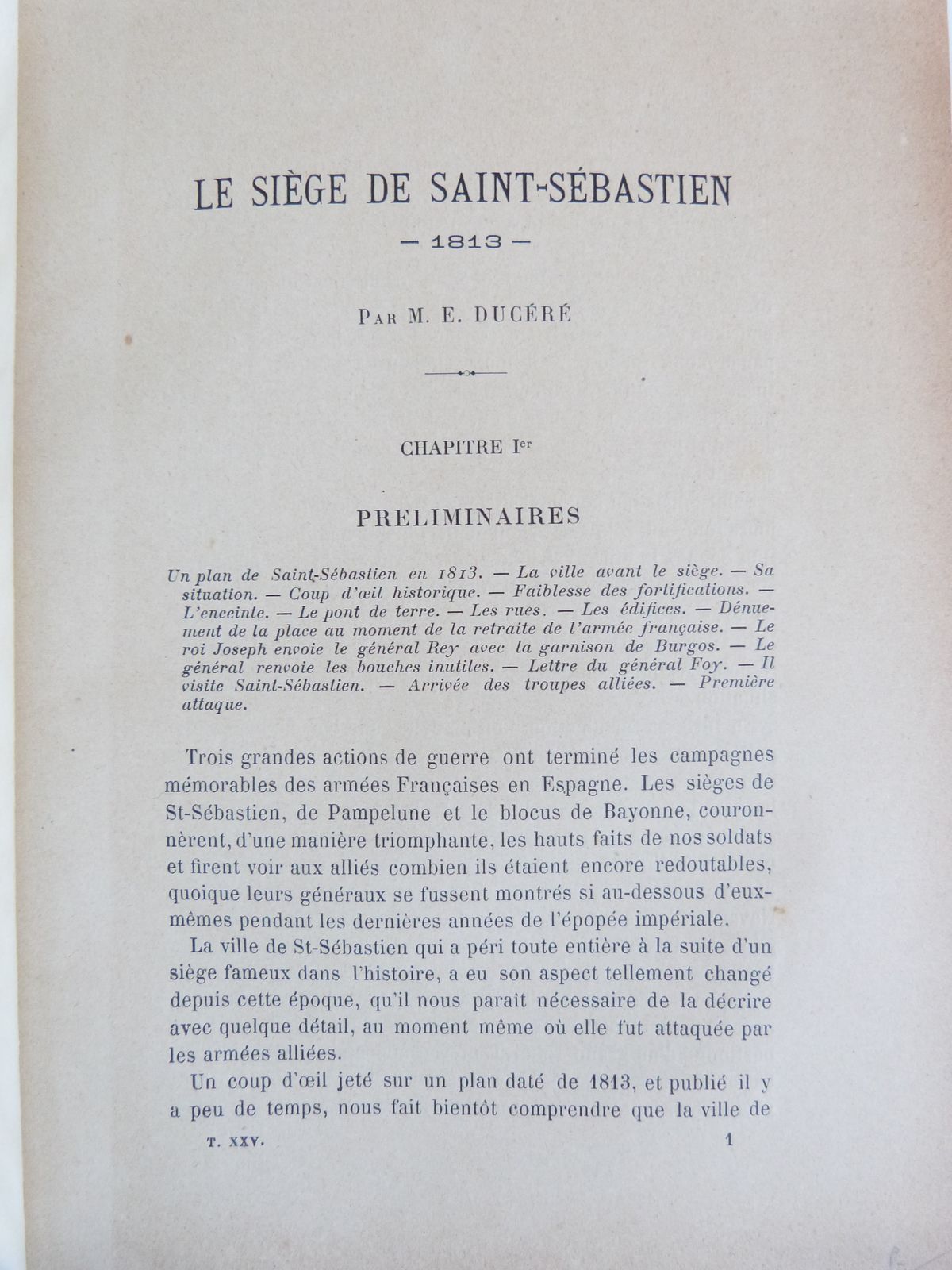 Le siège de Saint-Sébastien