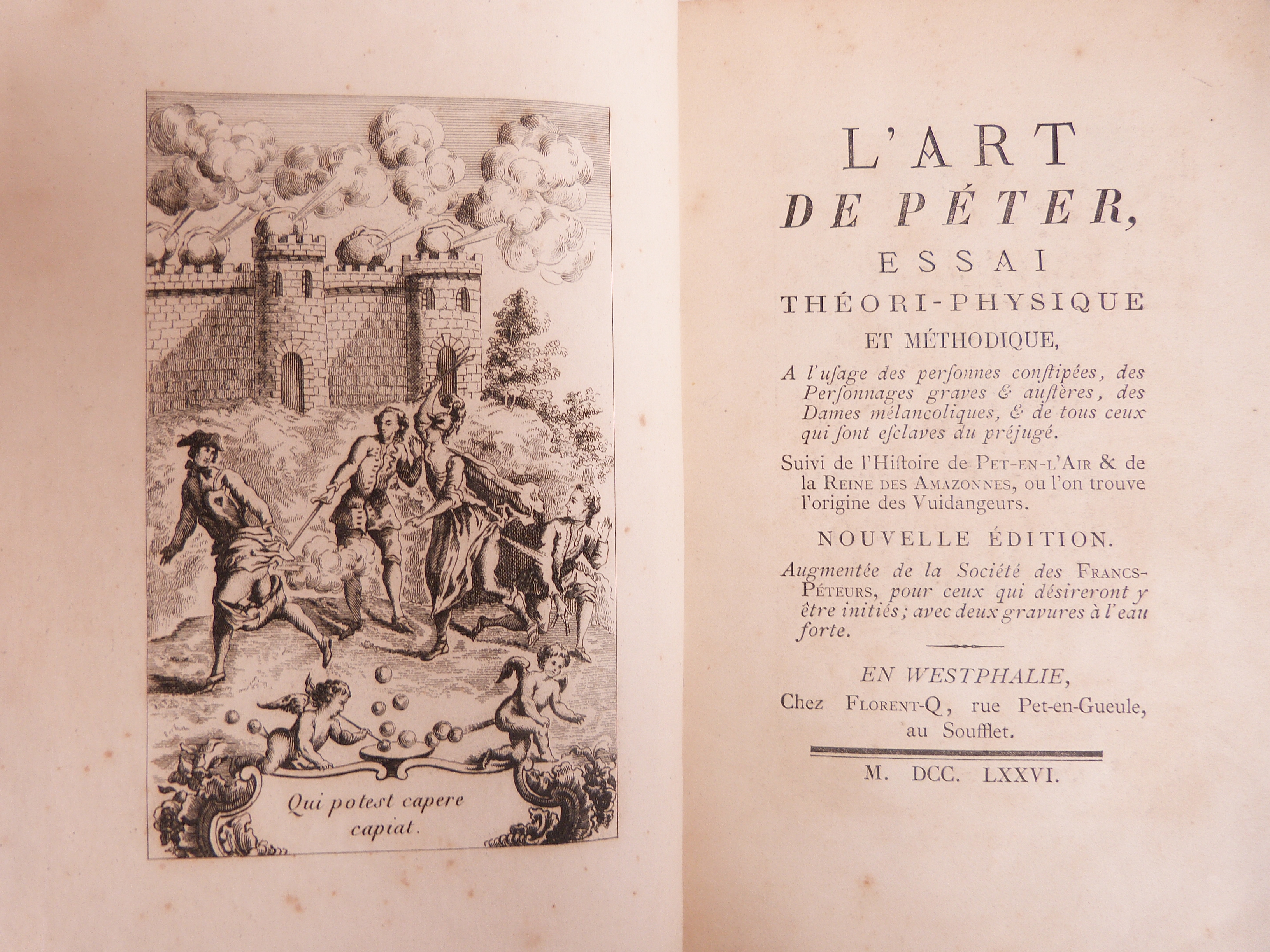 L'art de péter, essai théorie-physique et méthodique,