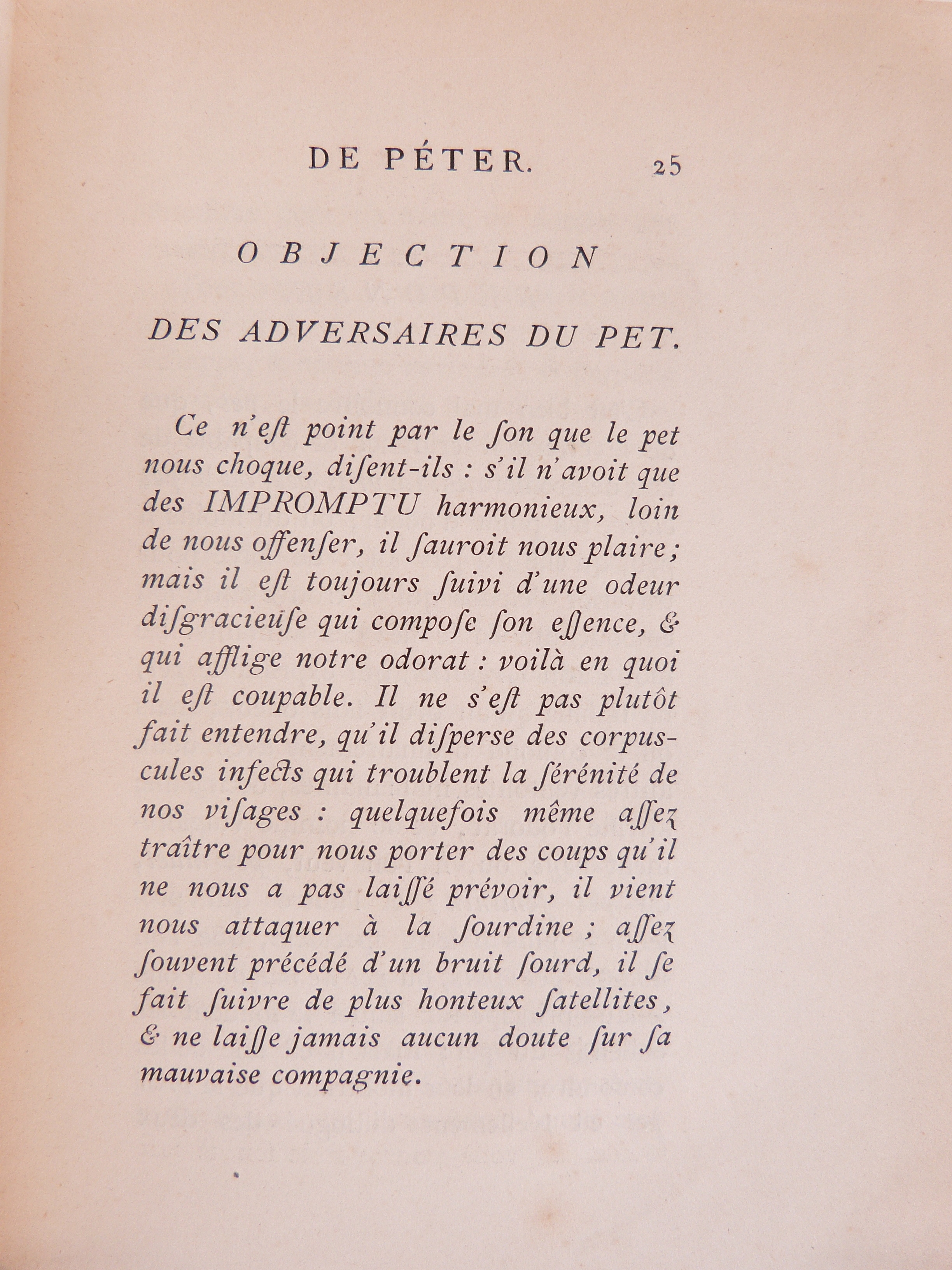 L'art de péter, essai théorie-physique et méthodique,