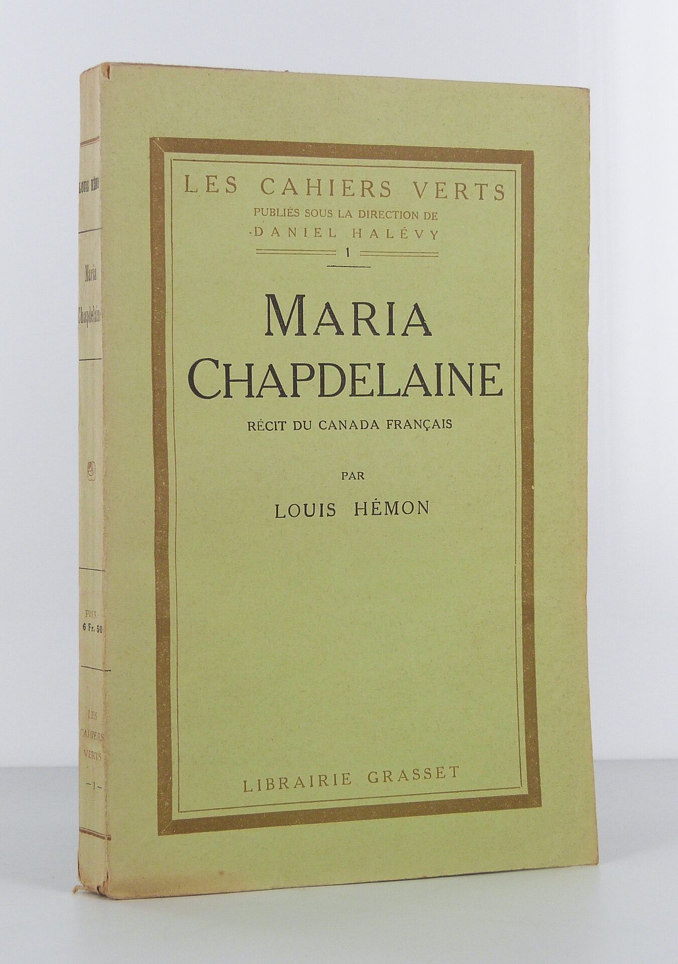 HEMON (Louis) - Maria Chapdelaine. Récit du Canada français. - 1921 - Edition Originale