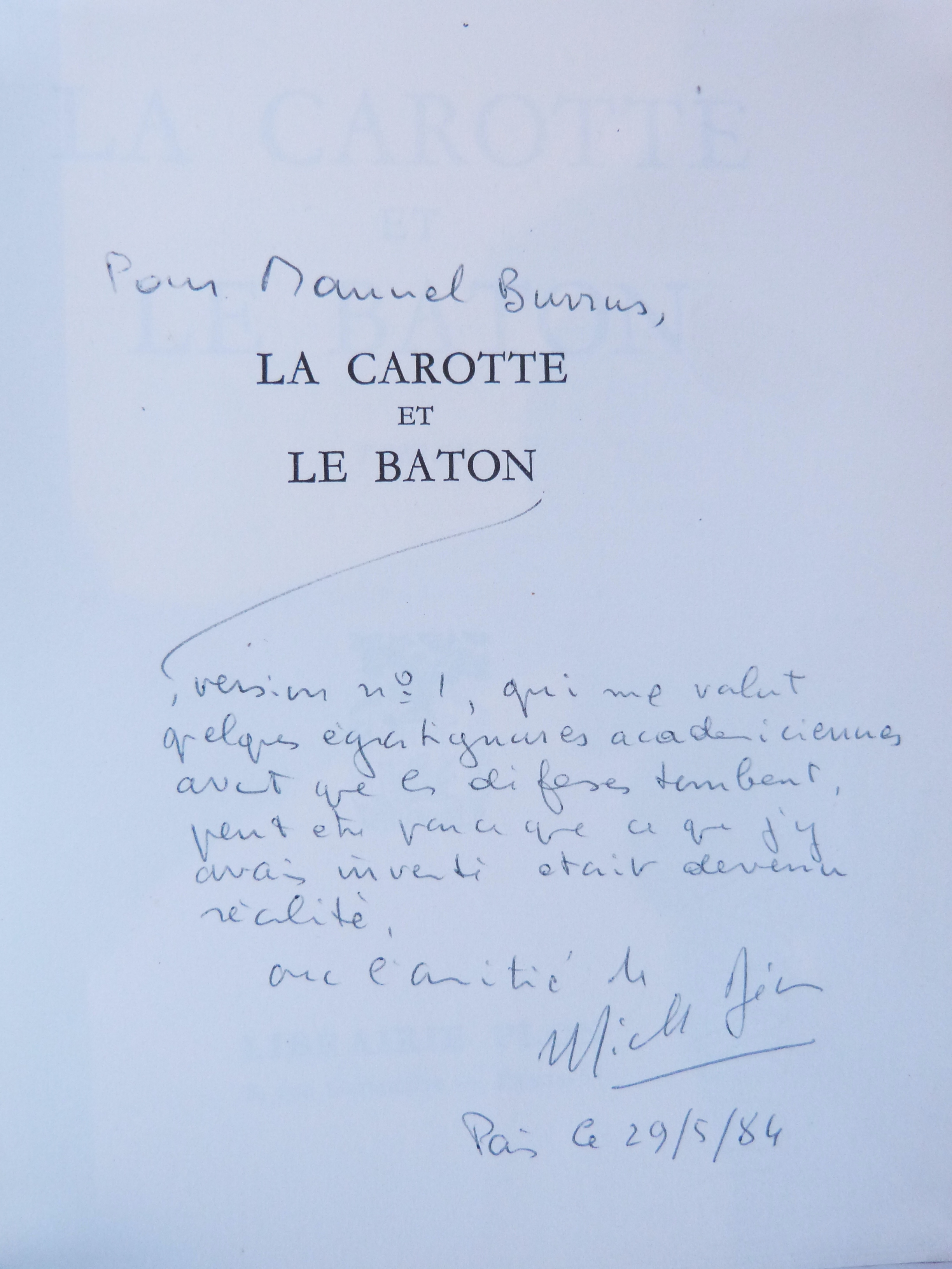 La Carotte et le Bâton