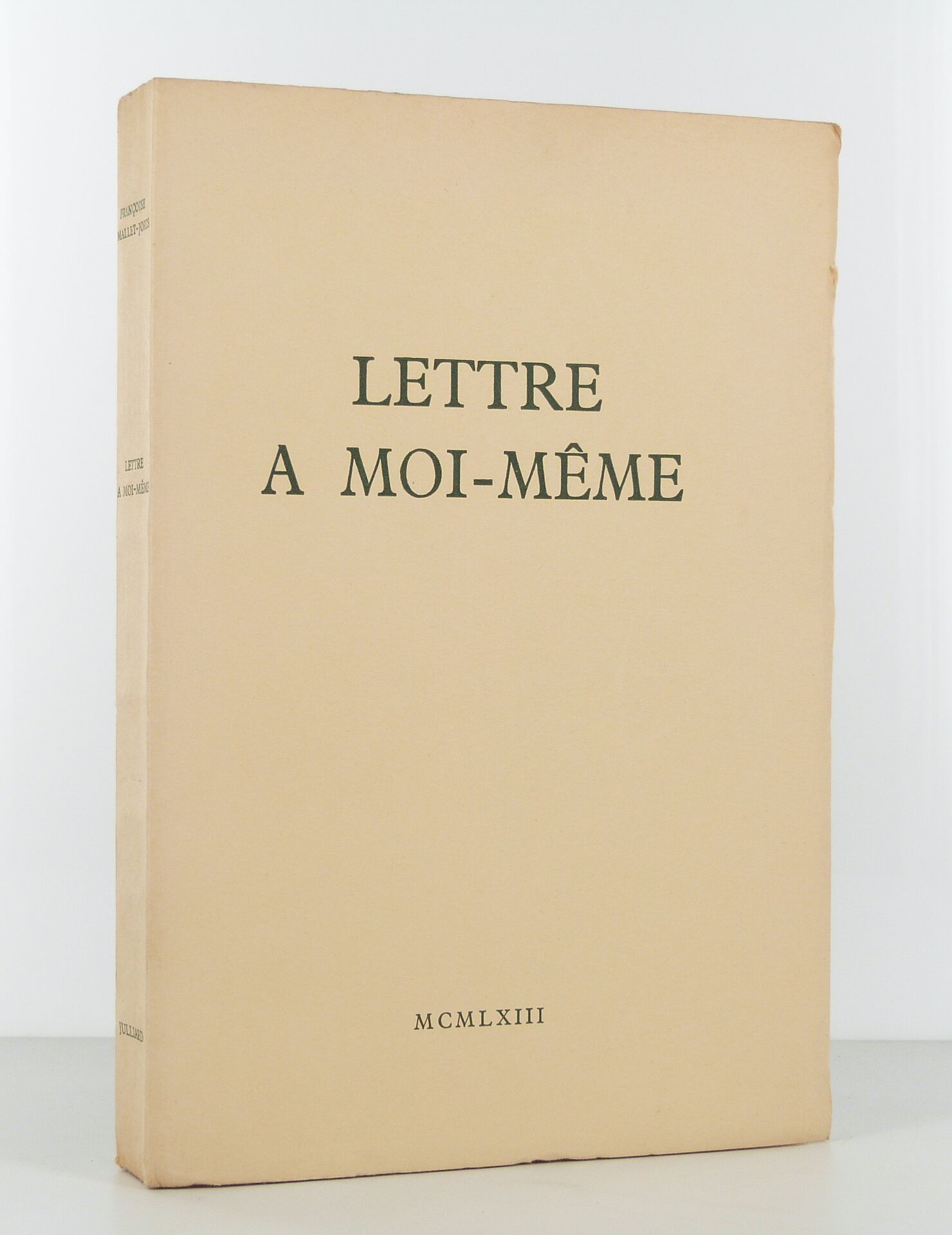 Lettre à moi-même