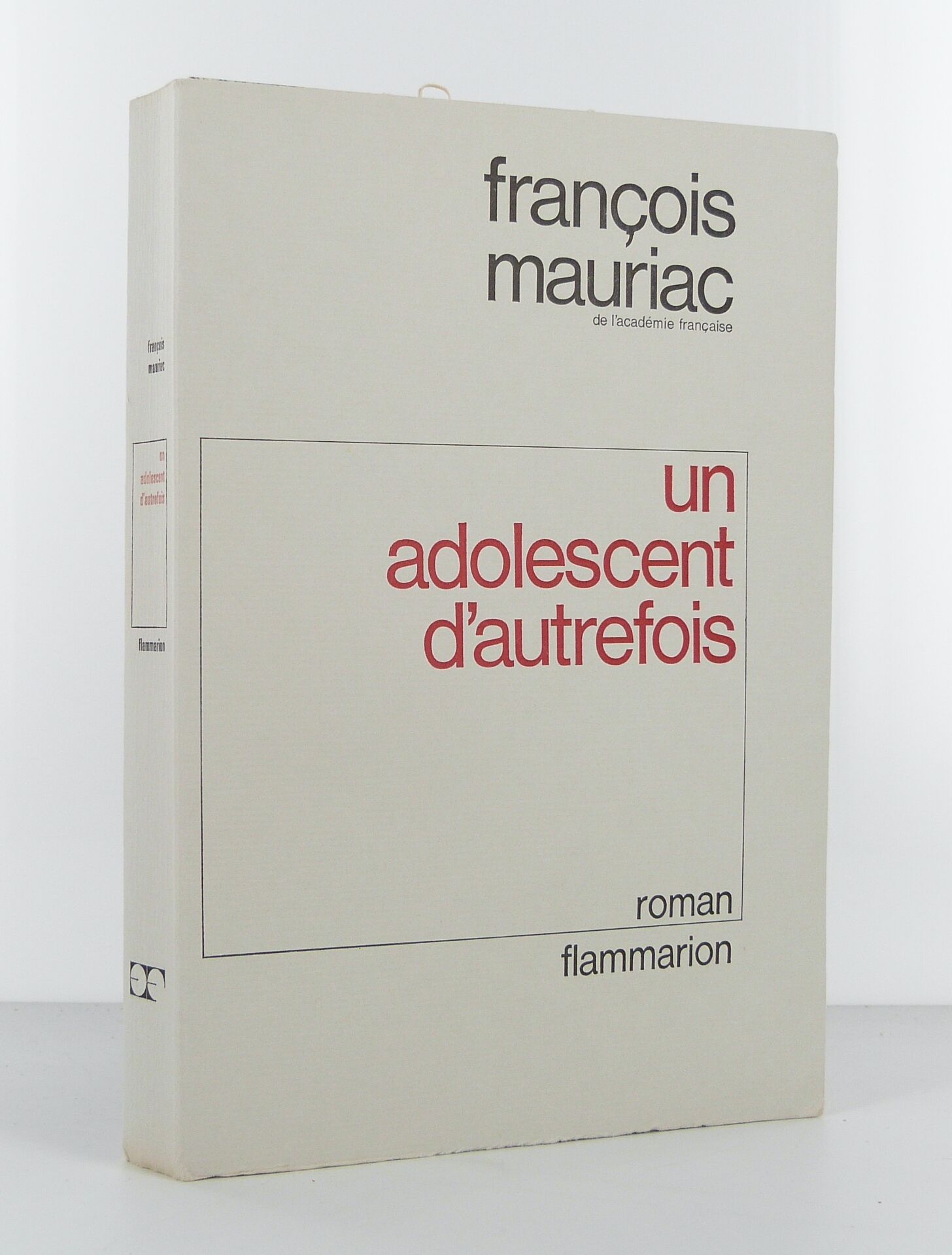 Un adolescent d'autrefois