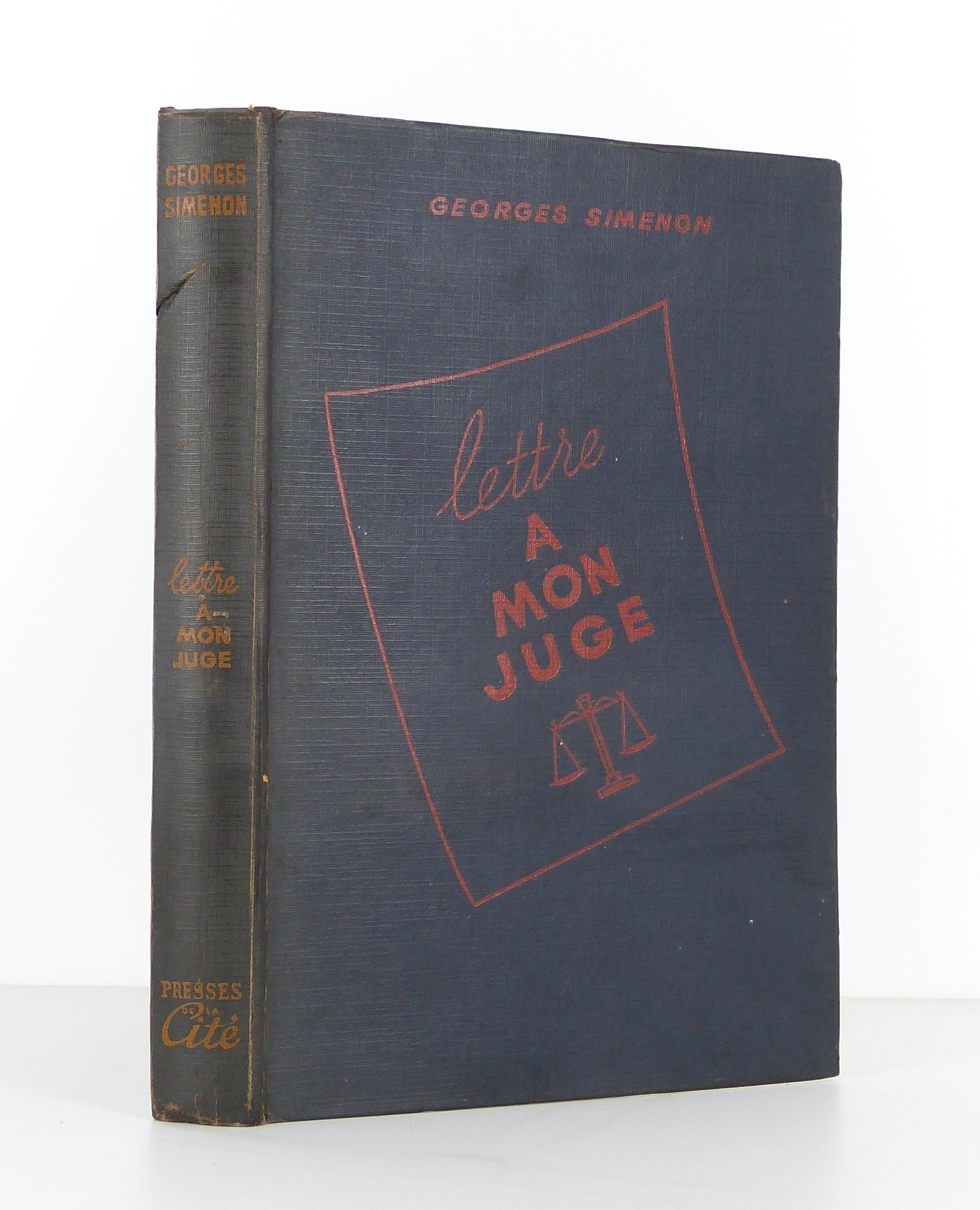 Lettre Mon Juge Simenon Georges Librairie Koegui