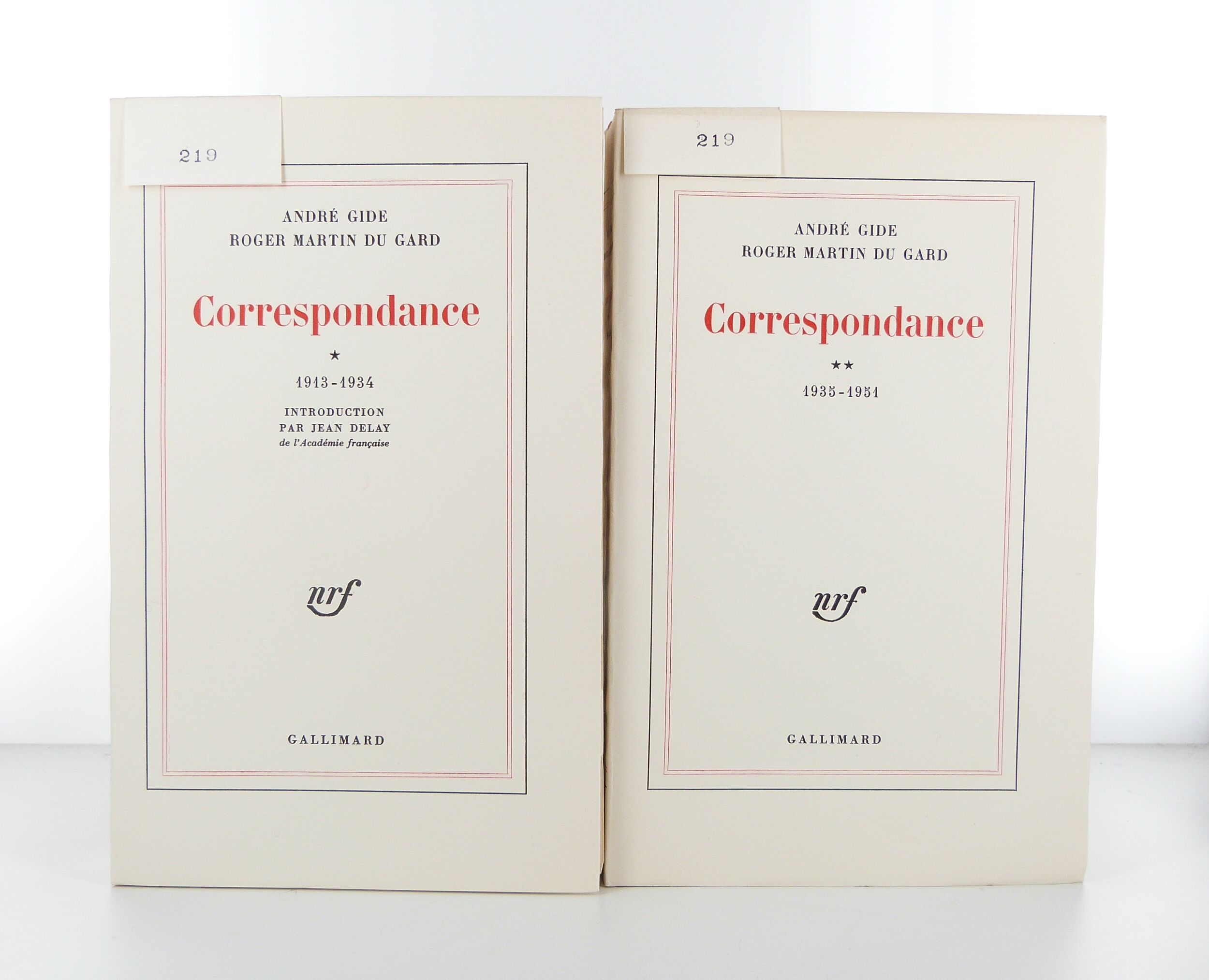 Correspondance 1913-1934 et 1935-1951
