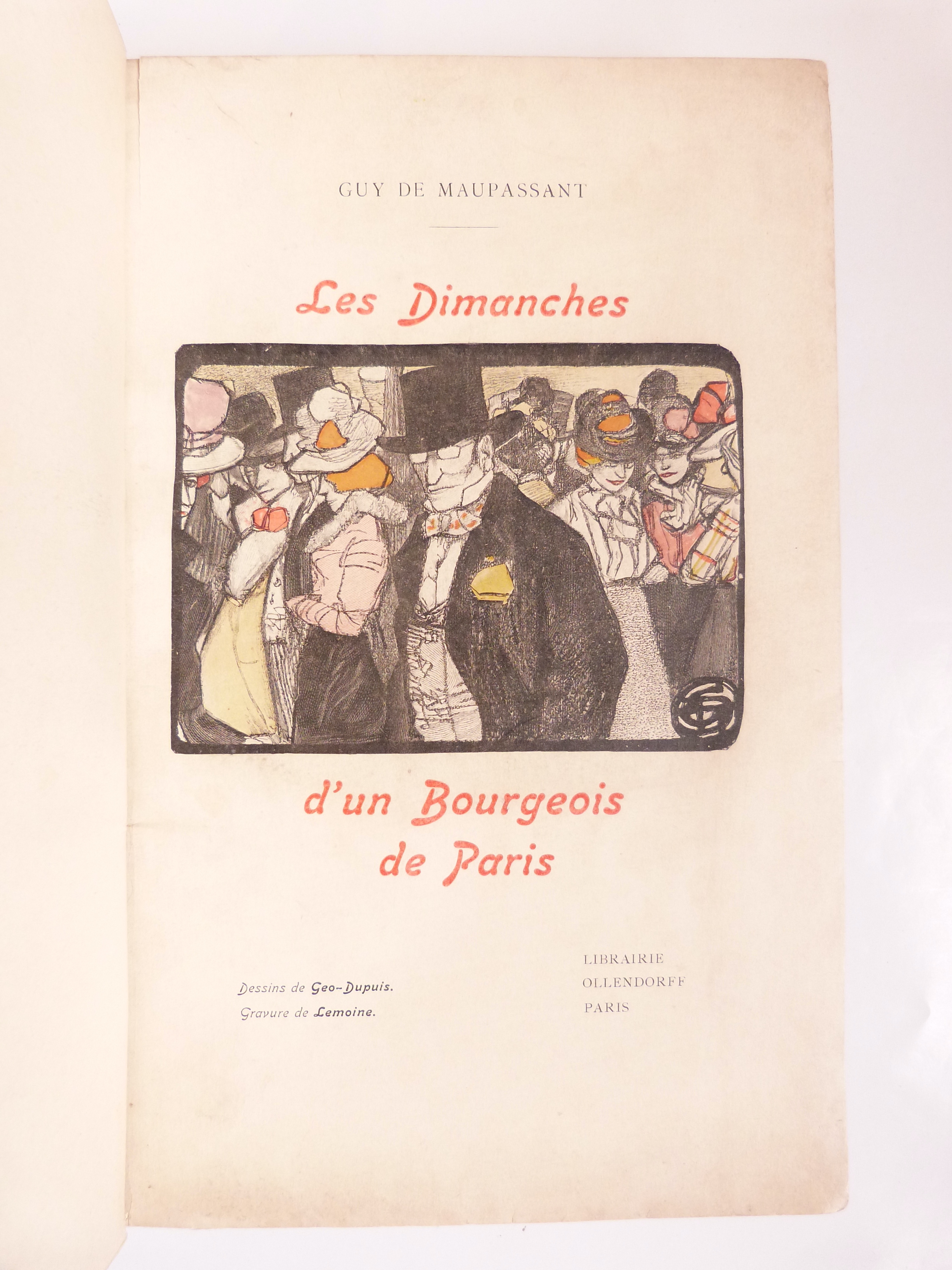 Les Dimanches d'un bourgeois de Paris. 