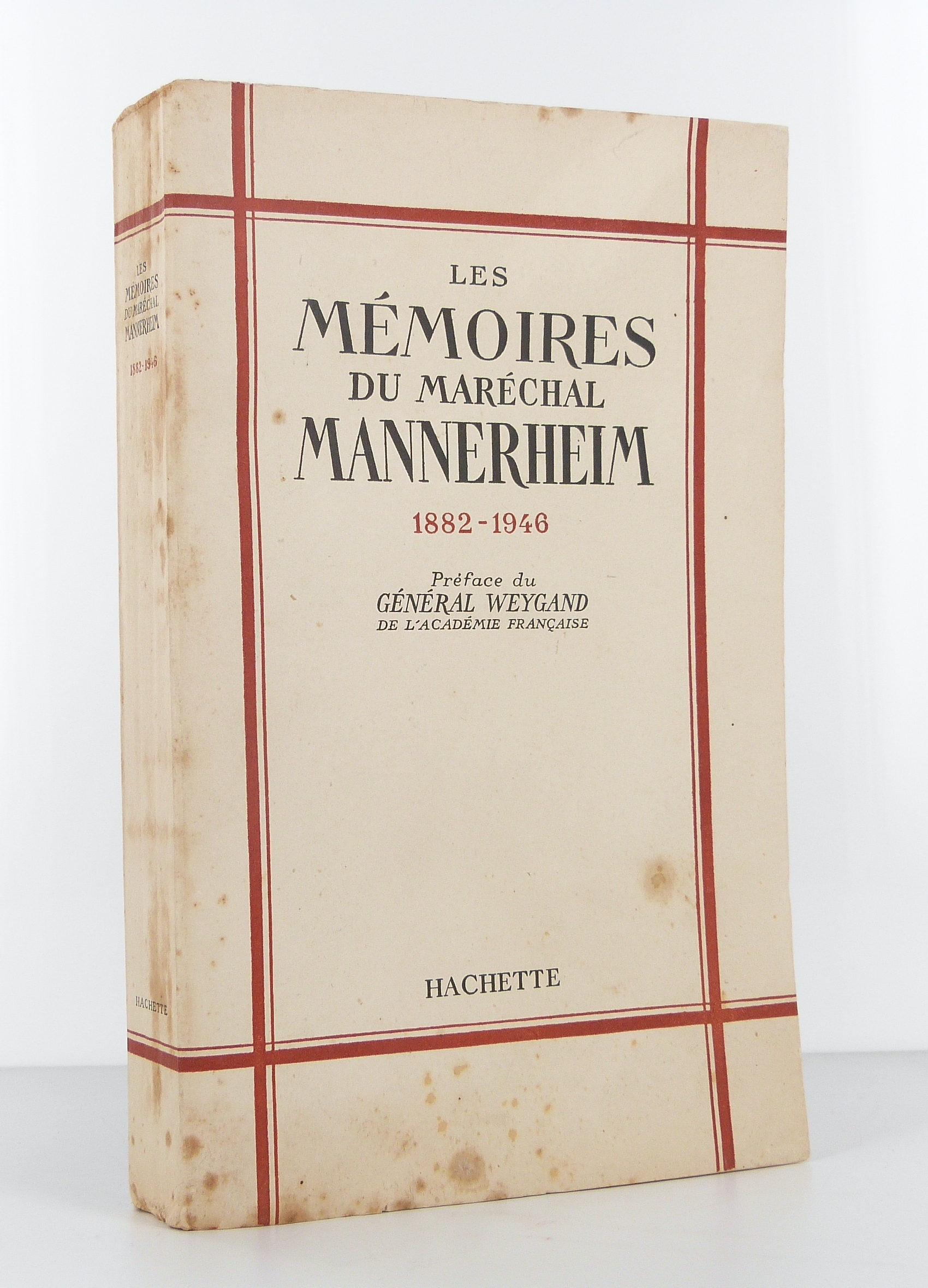 Les mémoires du Maréchal Mannerheim (1882-1946)