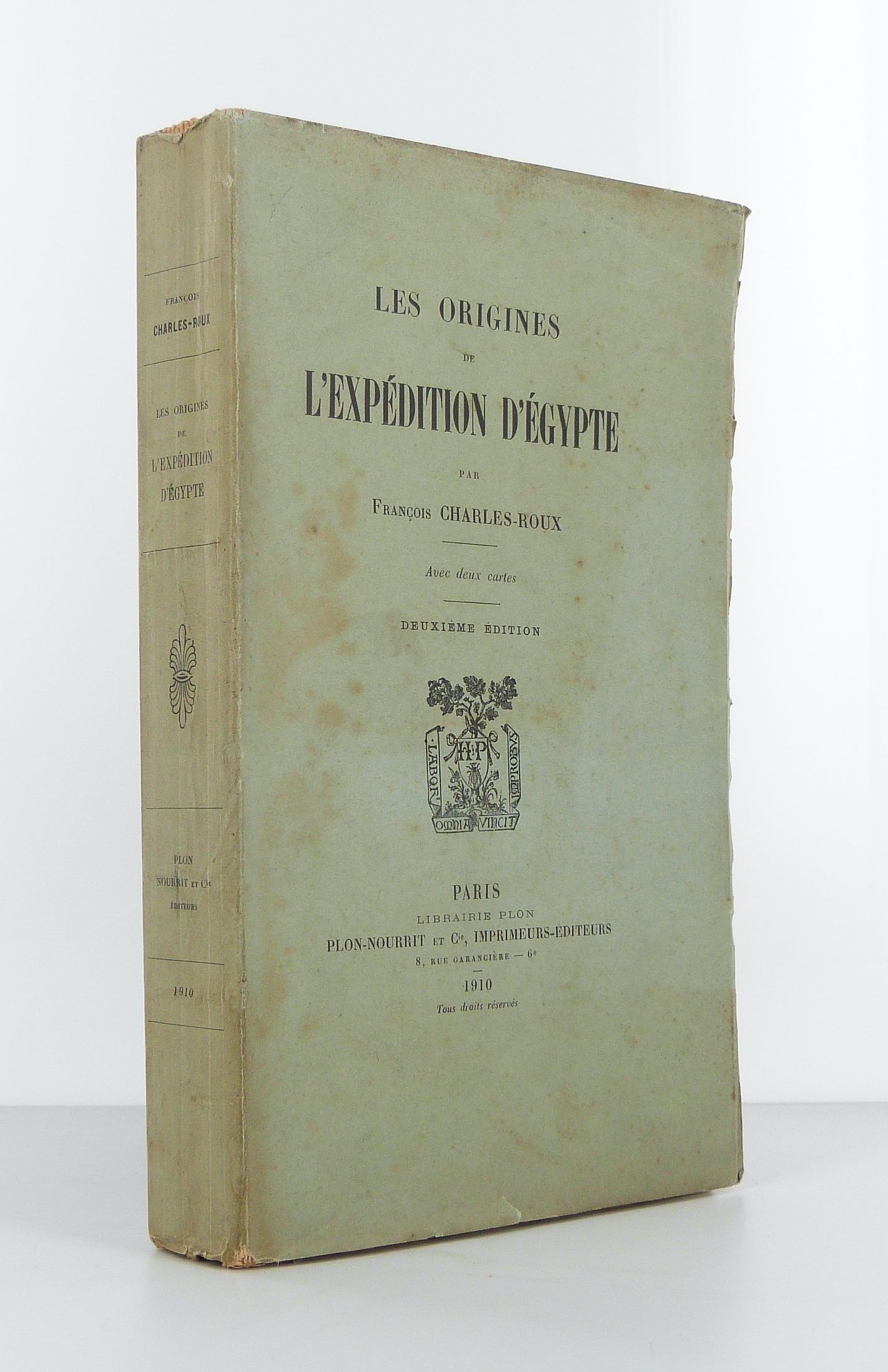 Les origines de l'expédition d'Egypte