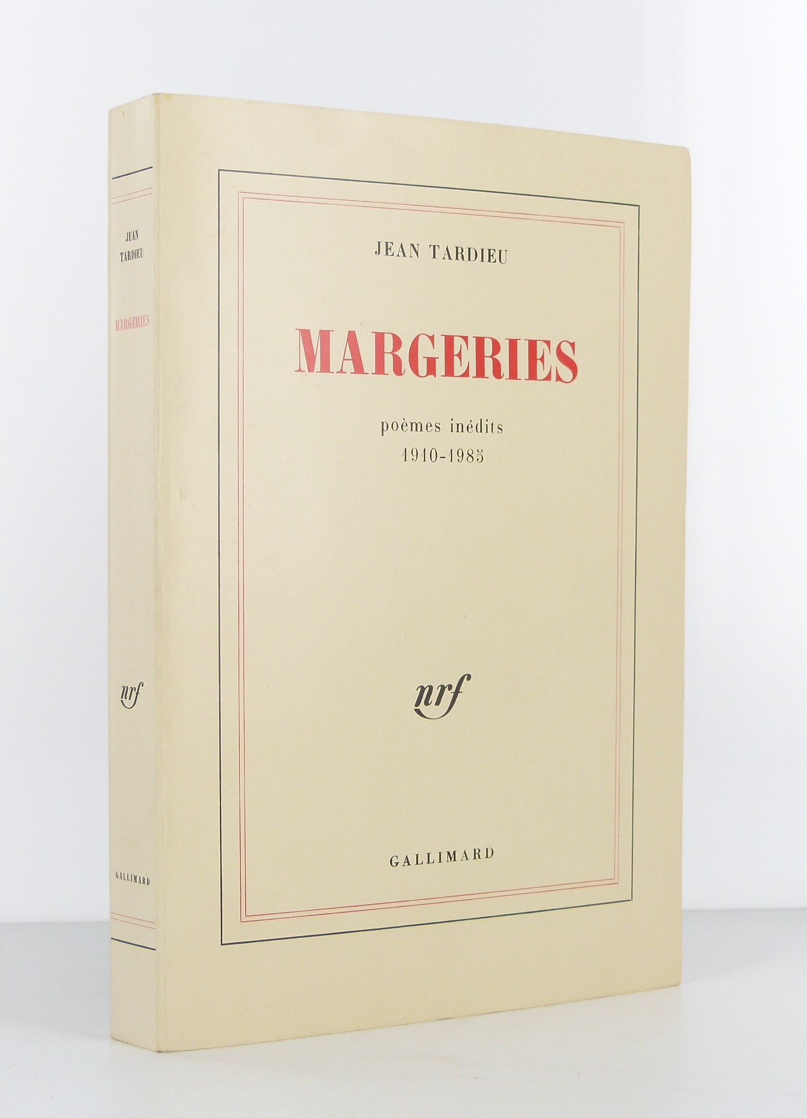 Margeries, poèmes inédits (1910-1985)